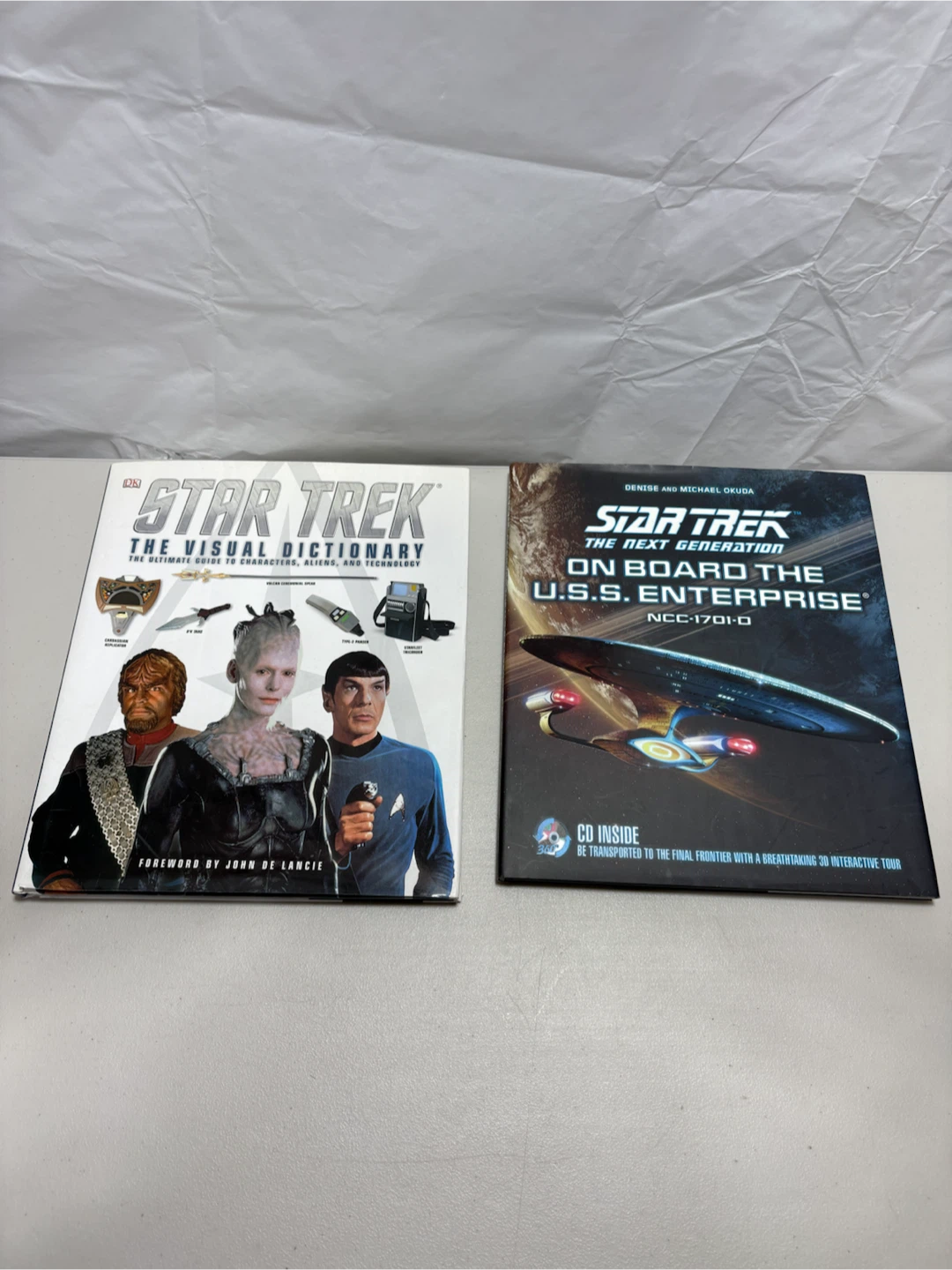 Set of 2 Star Trek Books