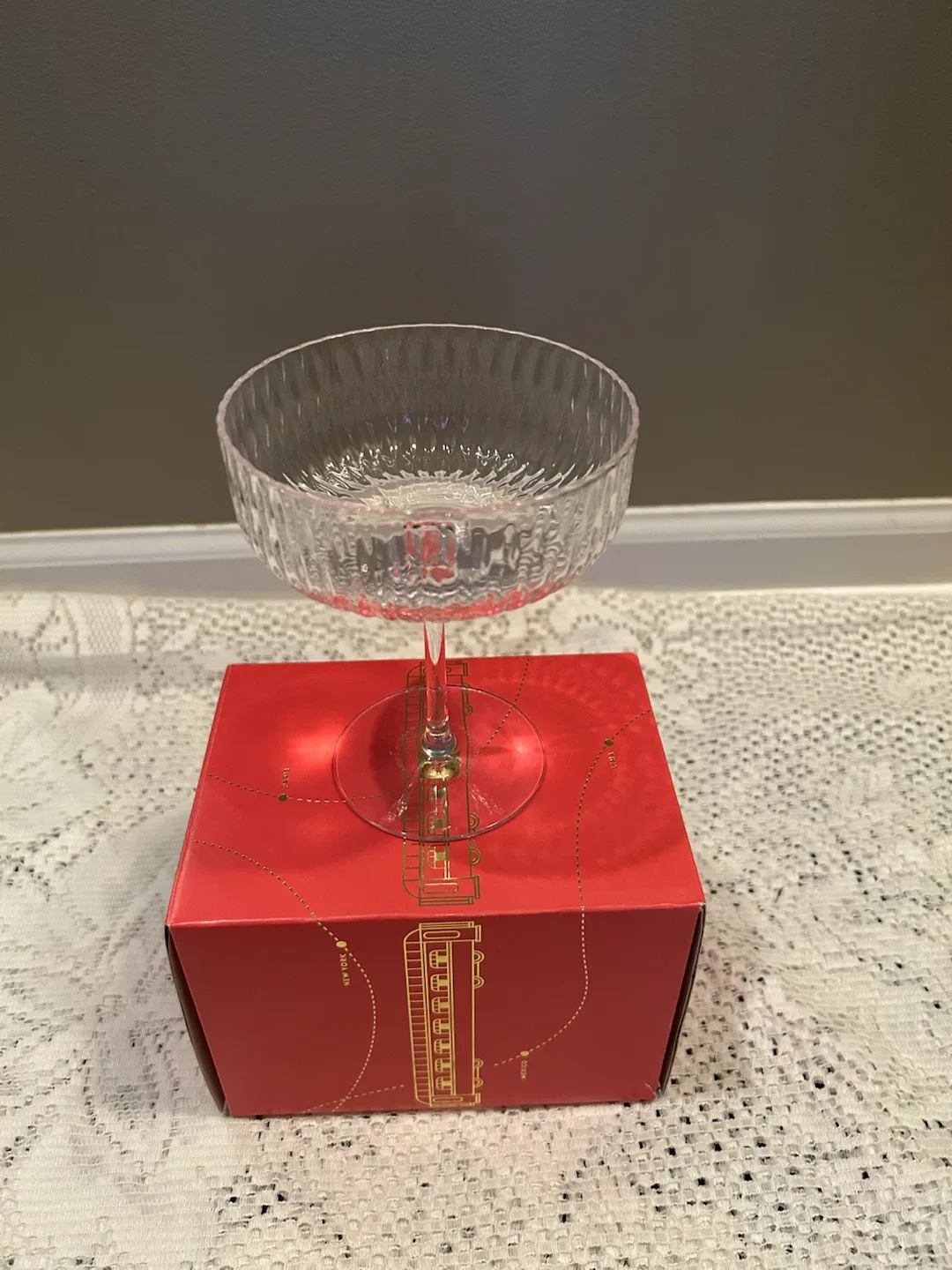 Nespresso Champagne Coupe Glass