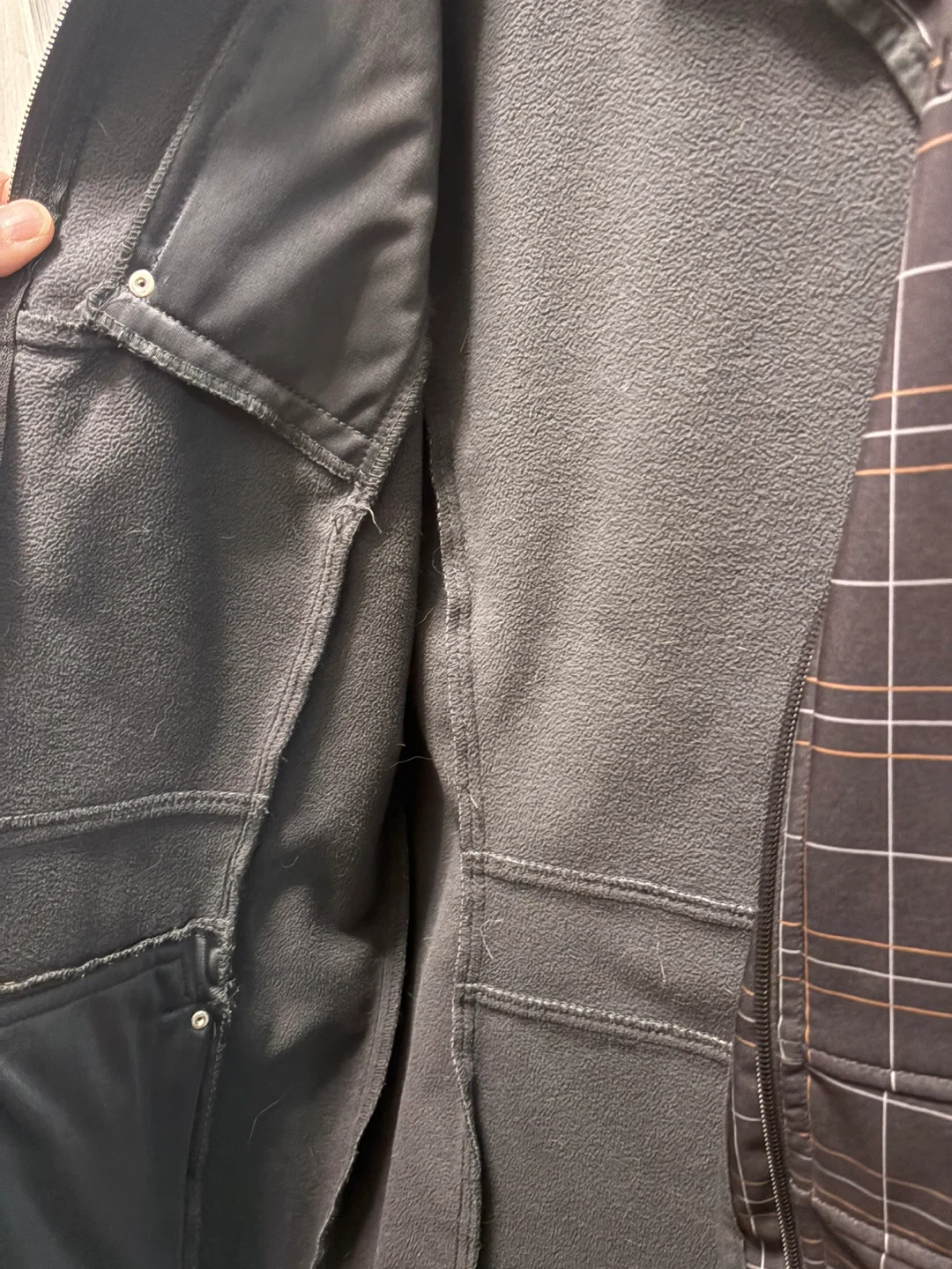 Jacket with plaid pattern - photo 2