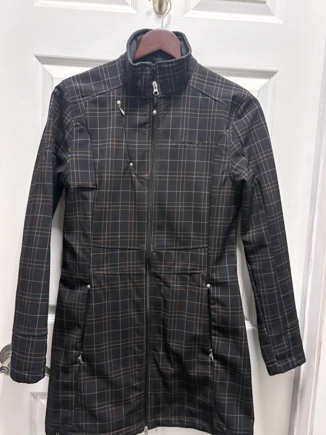 Jacket with plaid pattern - photo 4