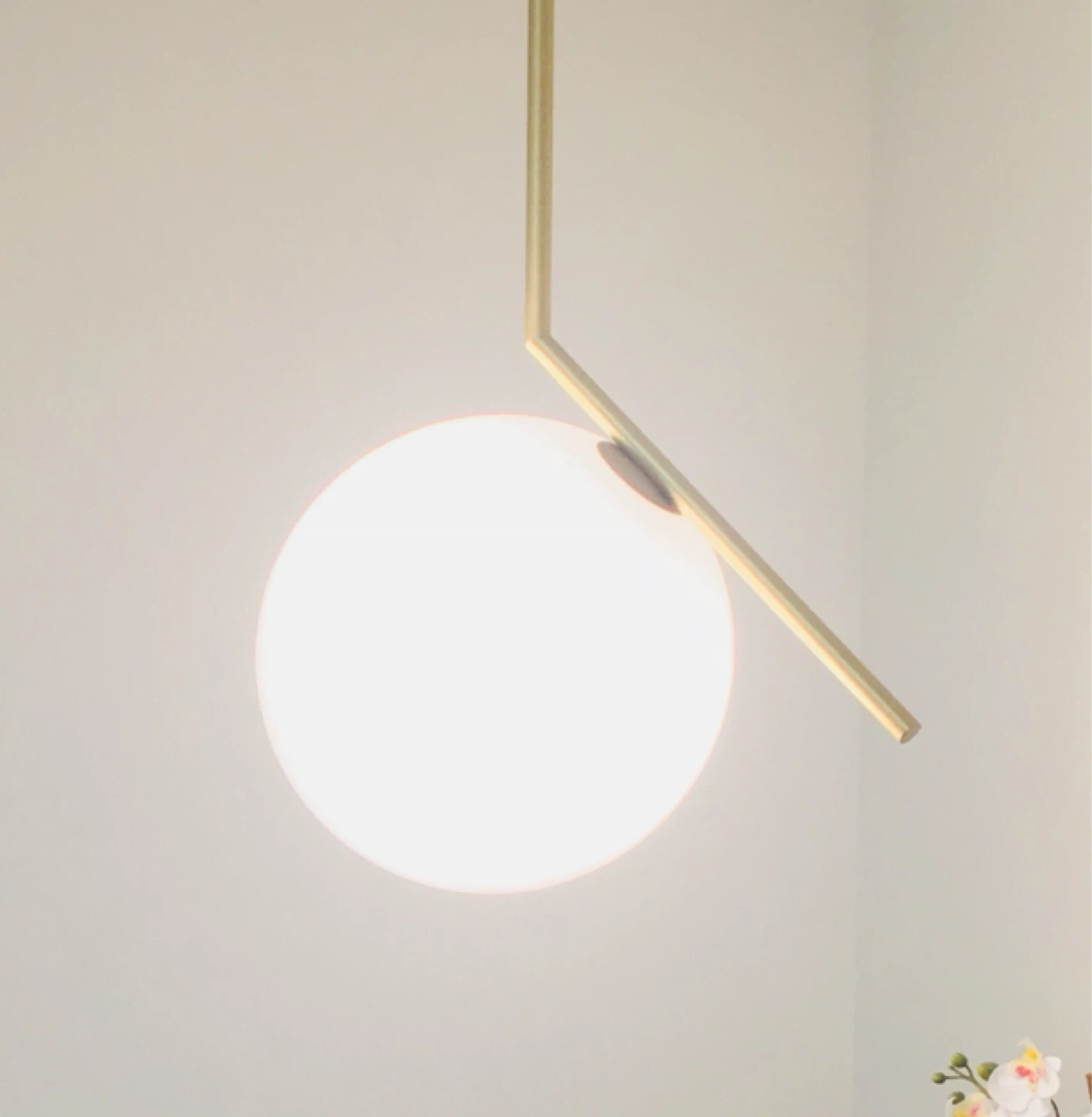 FLOS IC Lights S1 Brass Pendant  – $425 OBO - photo 4