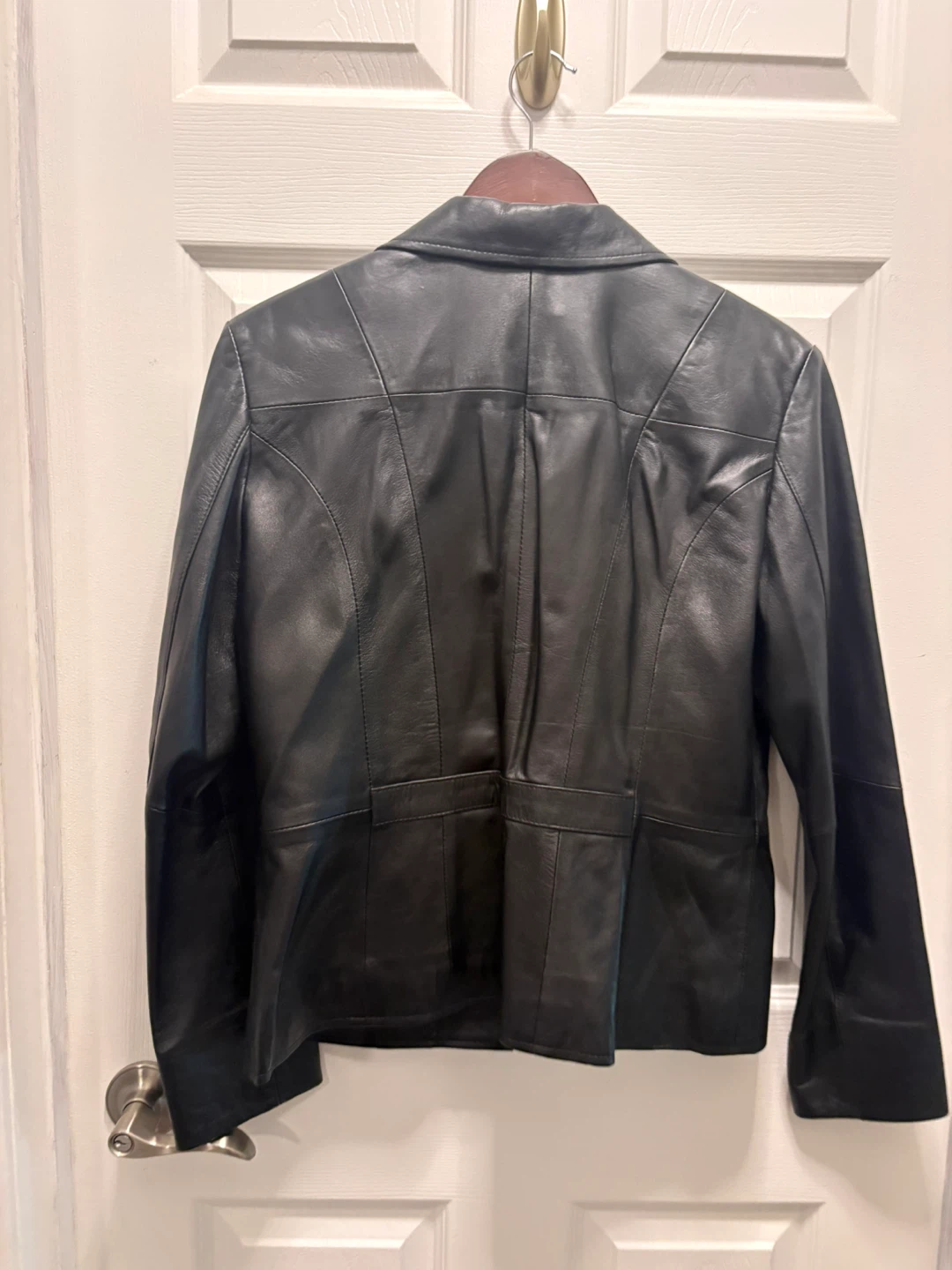 Boutique of Leathers Black Leather Jacket Size 8 - photo 3