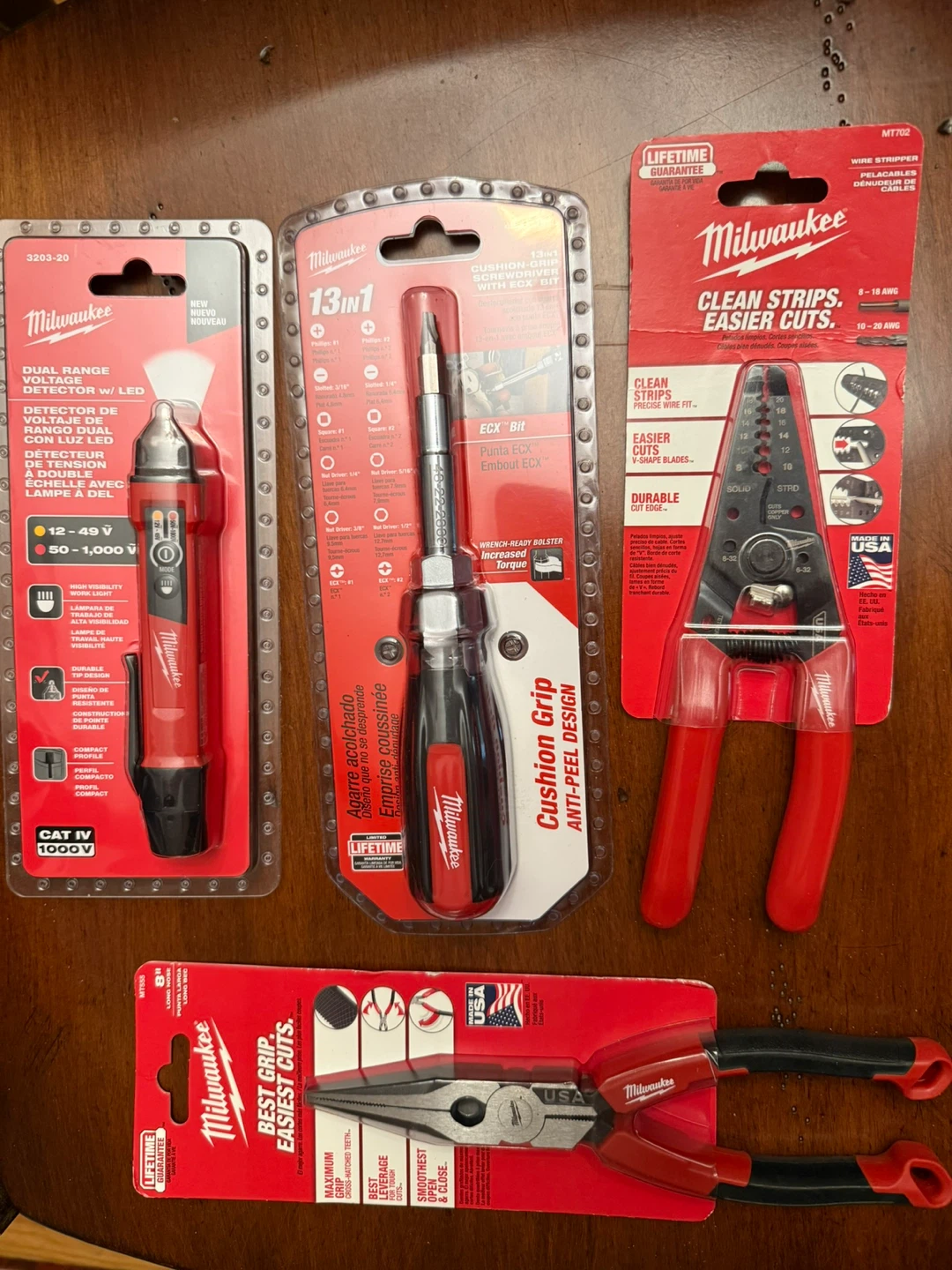 Set of 4 New Milwaukee Tools