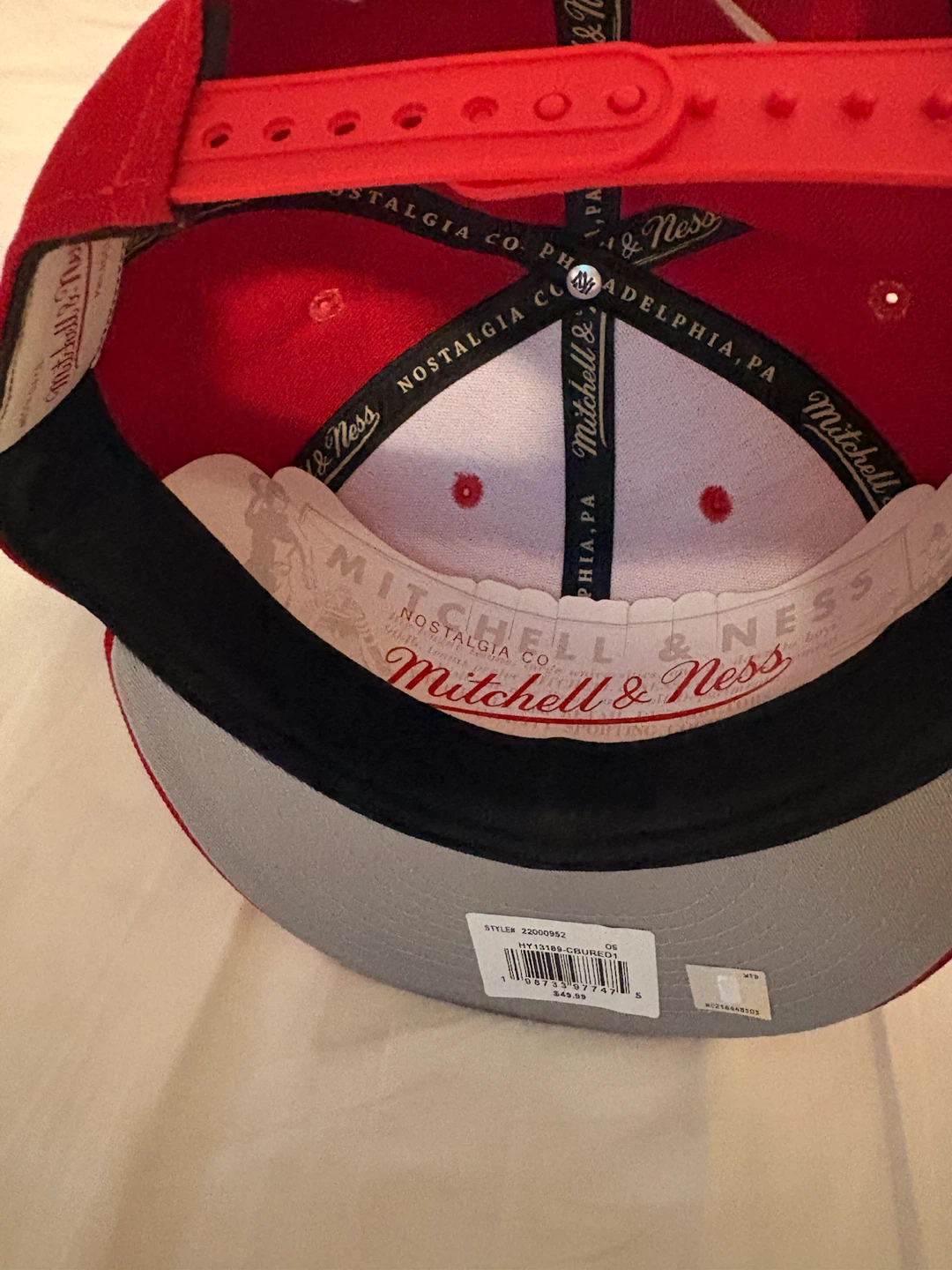 Mitchell & Ness Chicago Bulls Snapback Hat - photo 5
