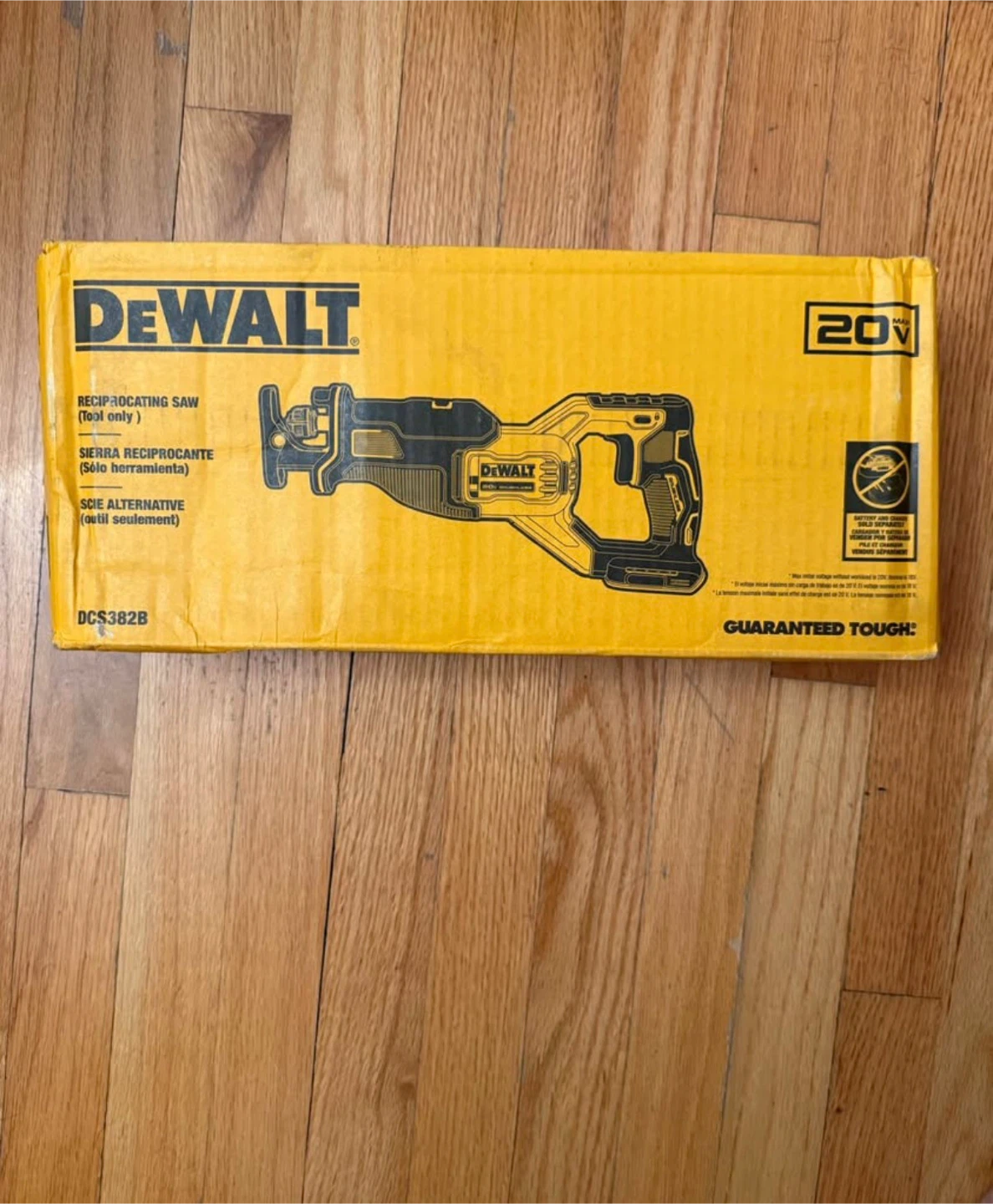 DeWalt 20V MAX Reciprocating Saw DCS382B