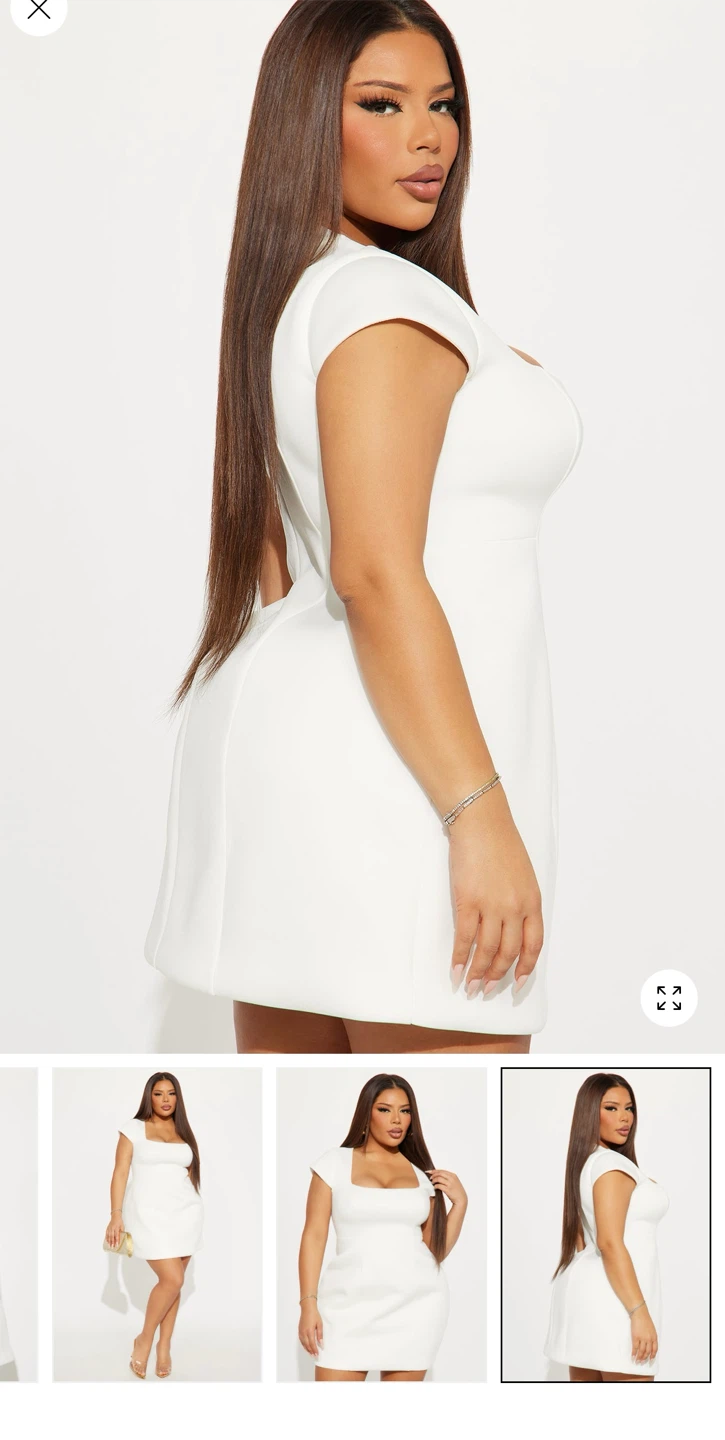 Fashion Nova Perfect Aura Square Neck Mini Dress - photo 2