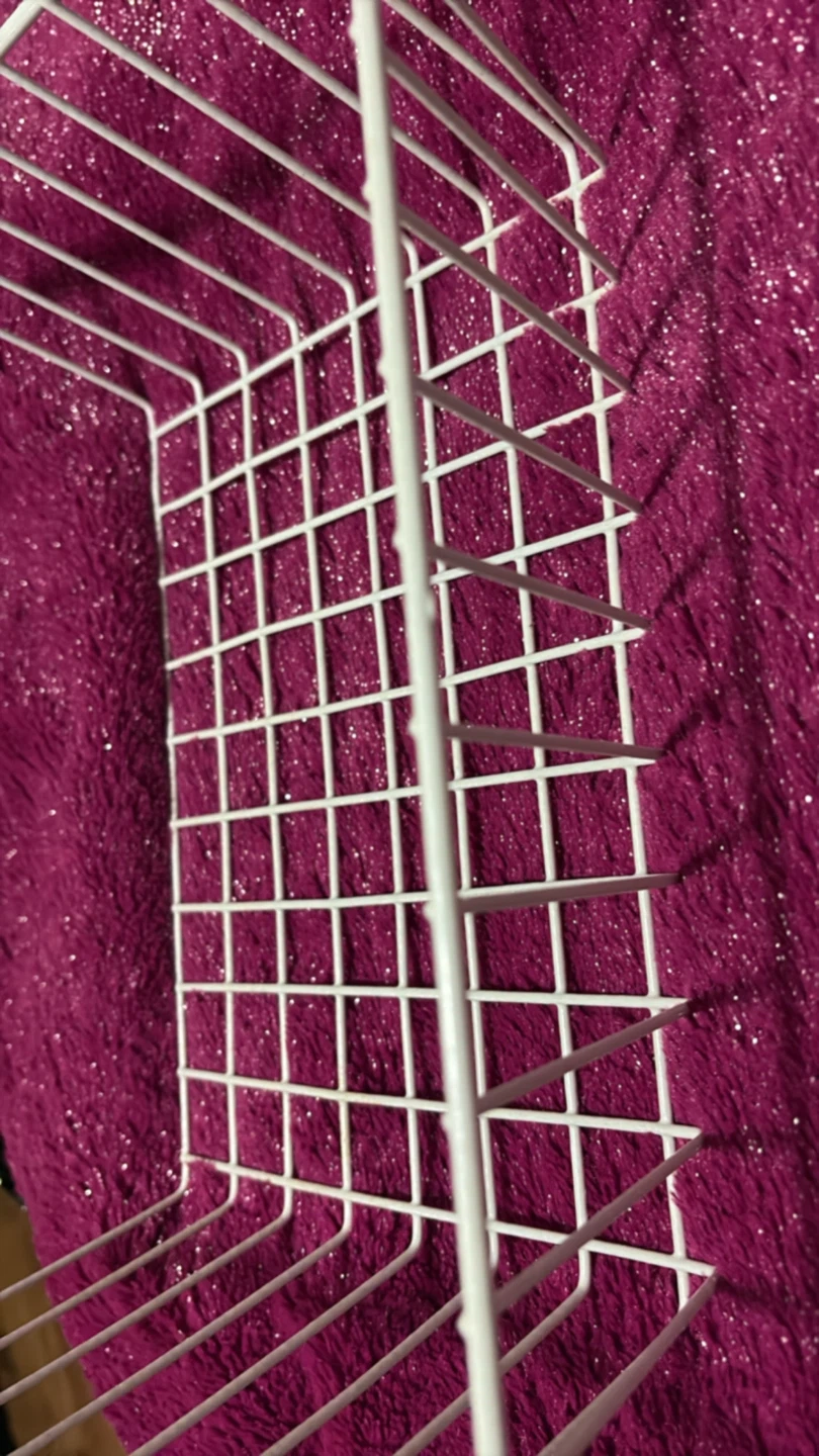🏈 White Wire Under-Shelf Storage Basket - photo 3