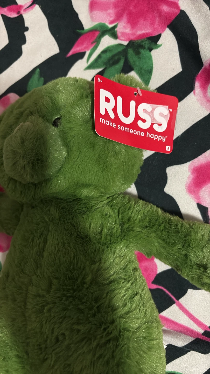 🏈 Russ Green Plush Bear - photo 4