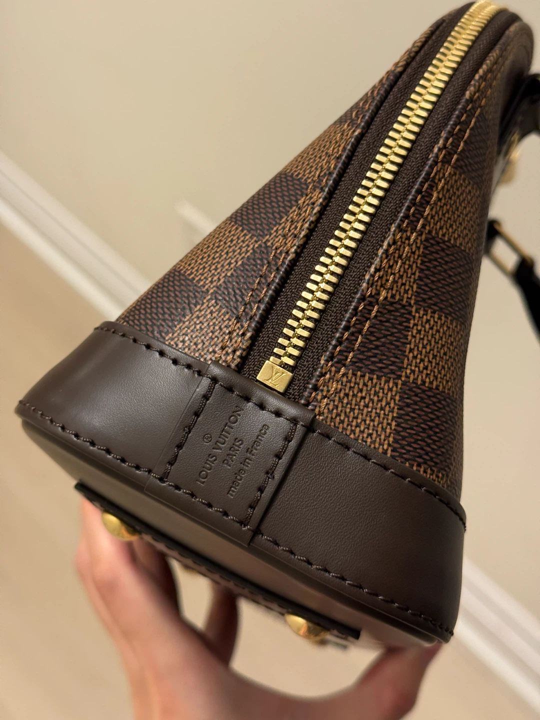 BNWT Louis Vuitton Alma BB Damier Ebene - photo 4