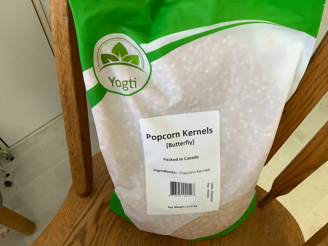 Yogti Butterfly Popcorn Kernels 4.54 kg