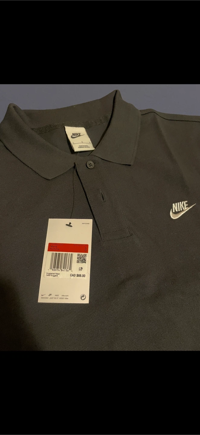 Nike Mens Polo Shirt Black - photo 2