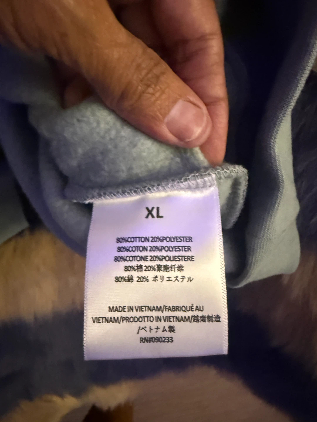Essentials Fear of God Hoodie - Blue - XL - photo 4