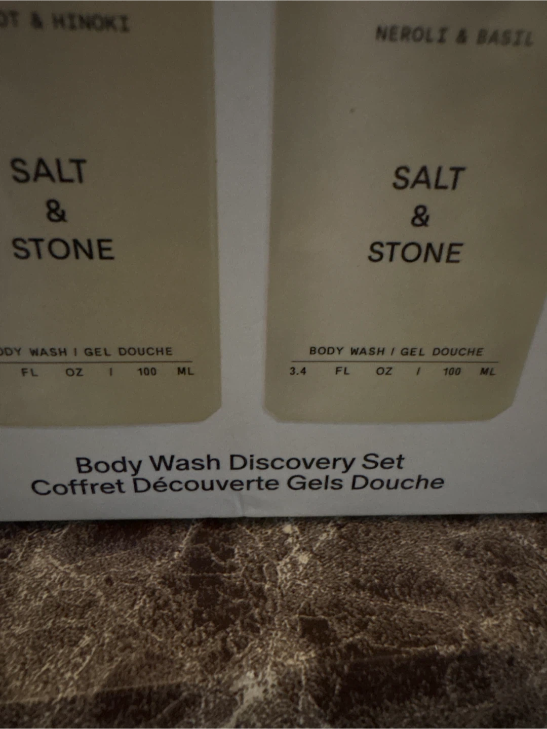 🏈 New Salt & Stone Body Wash Discovery Set - photo 4