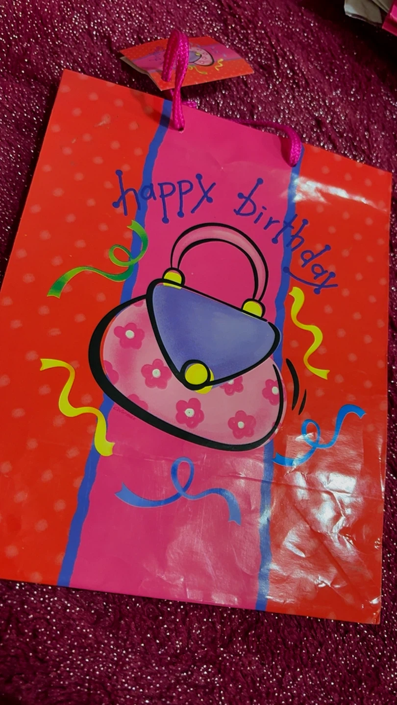 🏈 Sparkle Happy Birthday Gift Bag