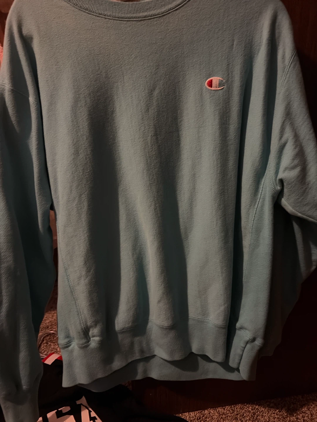 Champion Reverse Weave Sweatshirt - Light Blue