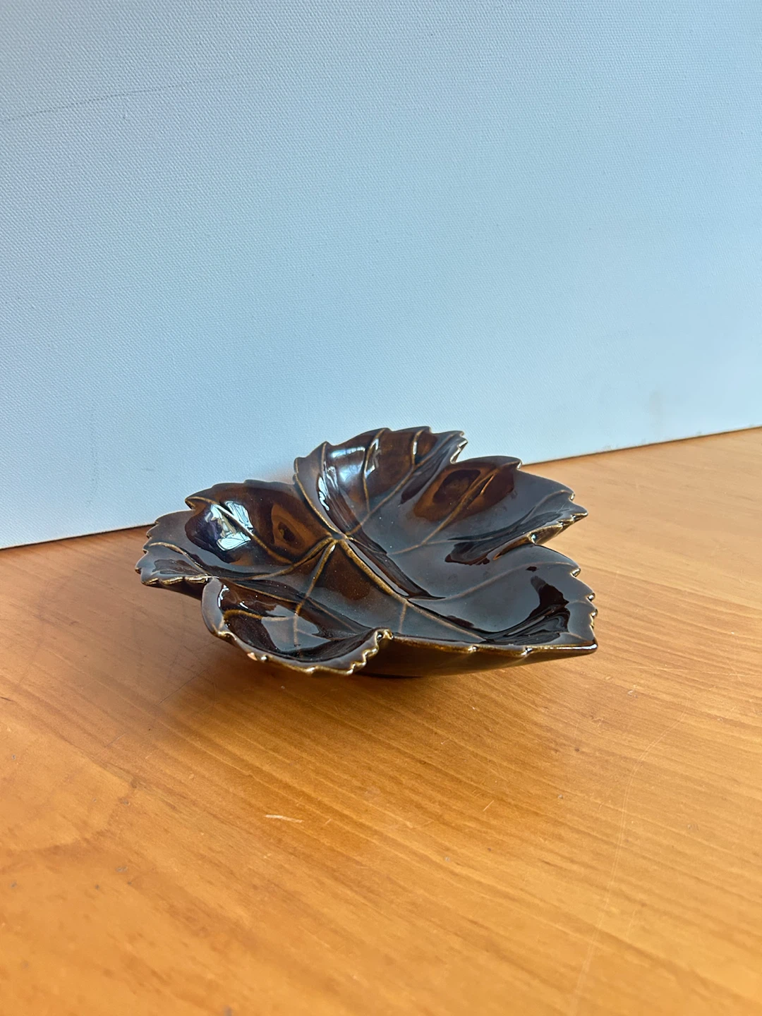 Vintage Ceramic Maple Leaf Dish