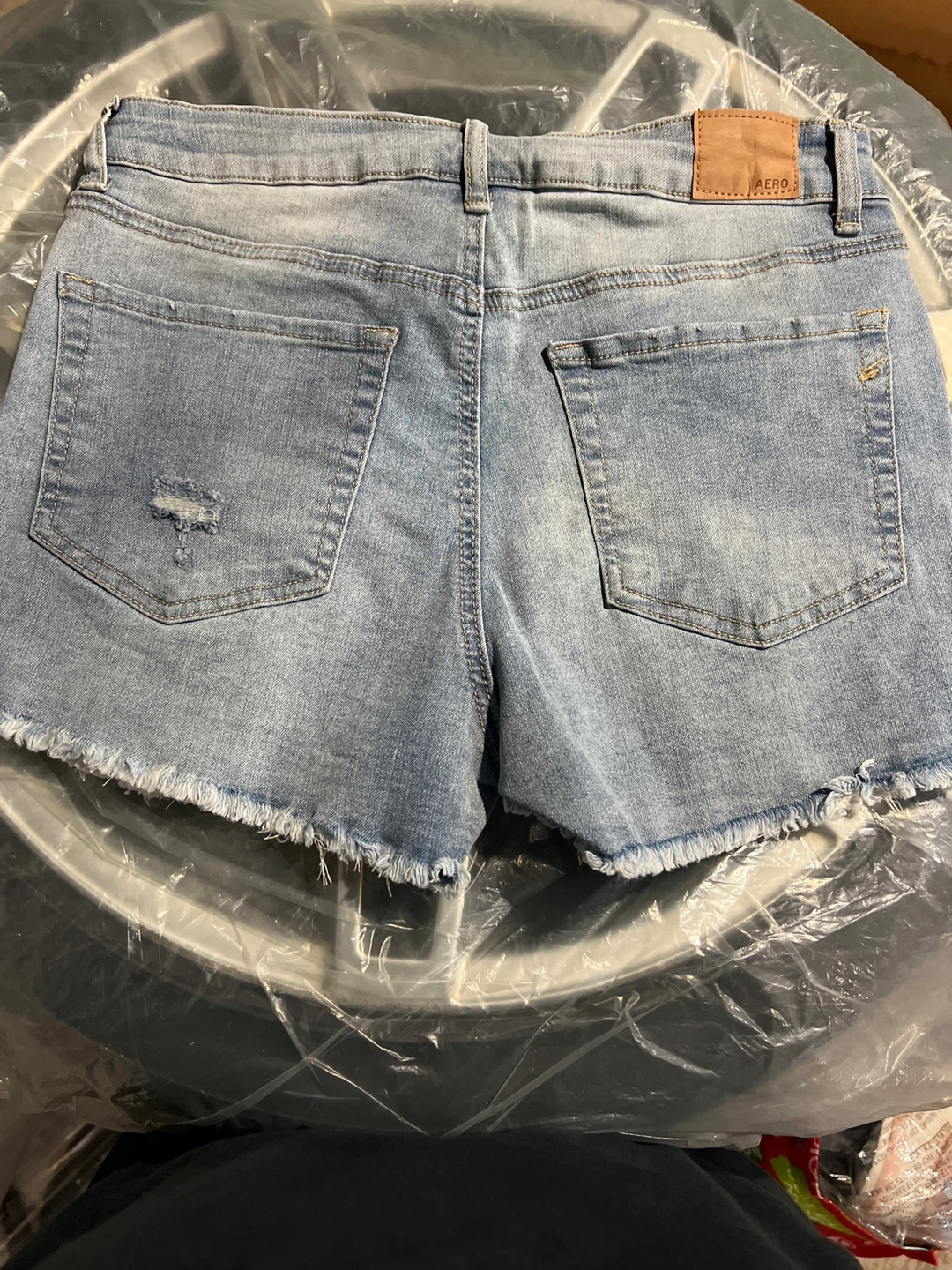 Aeropostale High Rise Midi Jean Shorts - Size 10 - photo 2