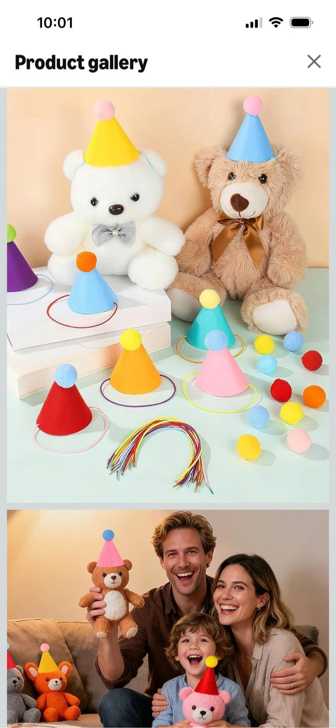 New-DIY Mini Party Hats for Pets and Toys
