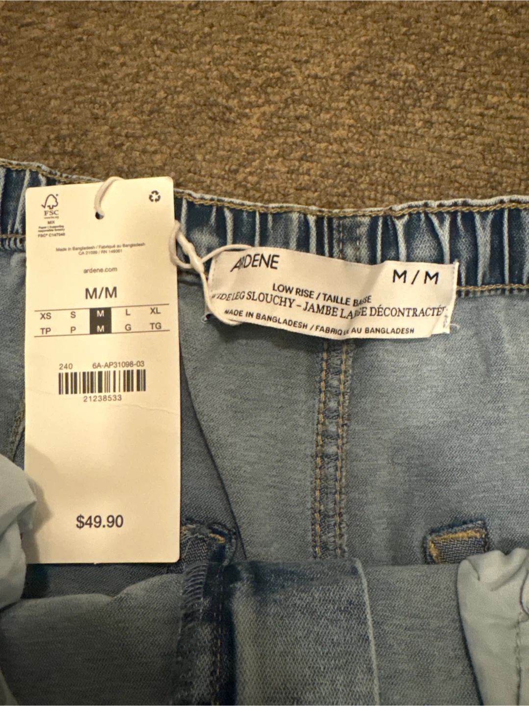 Ardene Wide Leg Slouchy Jeans - Medium - photo 4