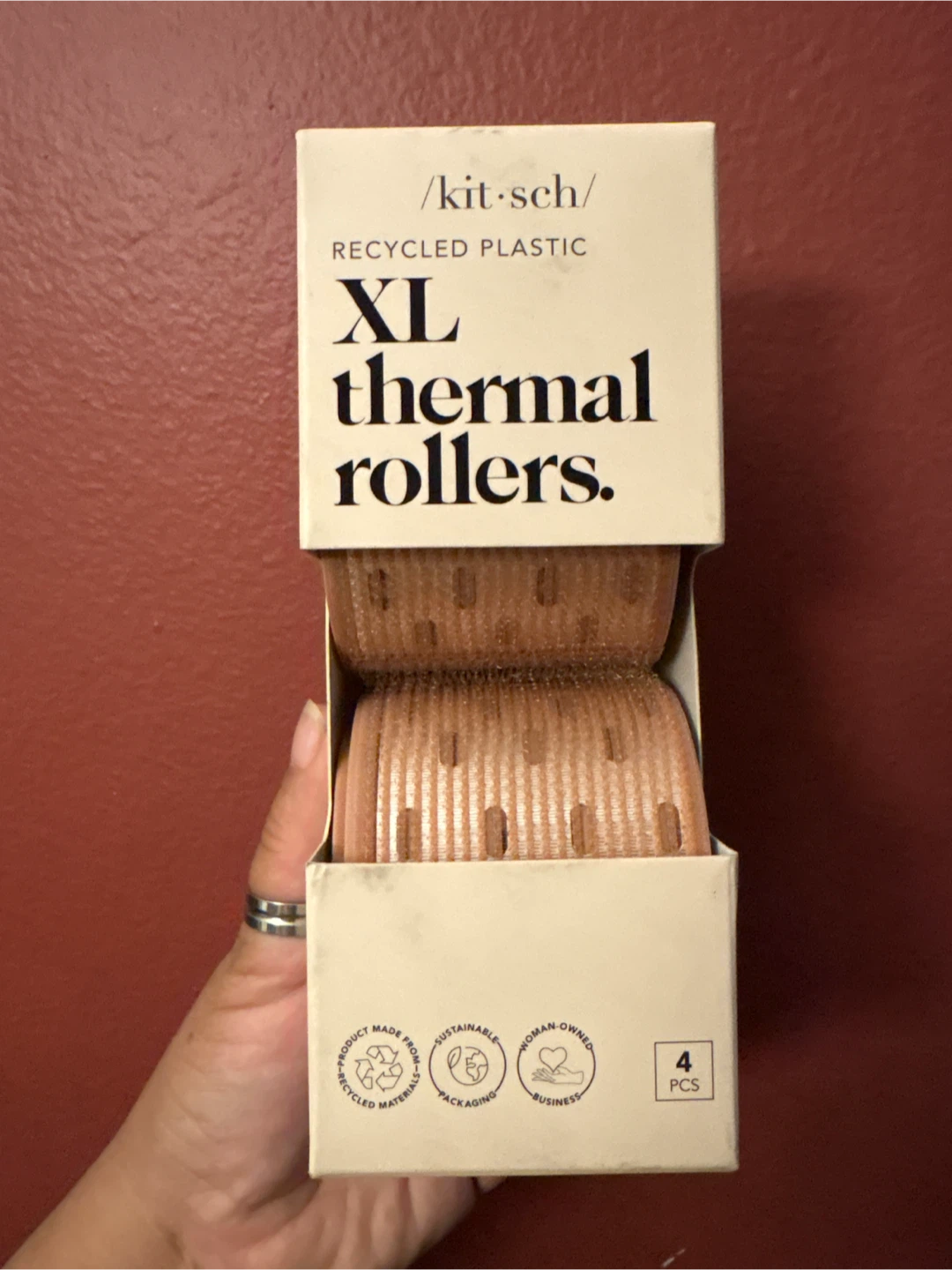 New Kitsch XL Thermal Rollers 4pc Set 🏈 - photo 5