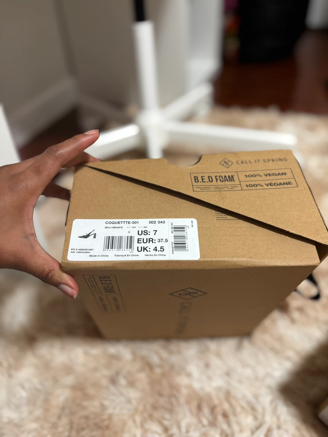 Call It Spring Black Slingback Heels