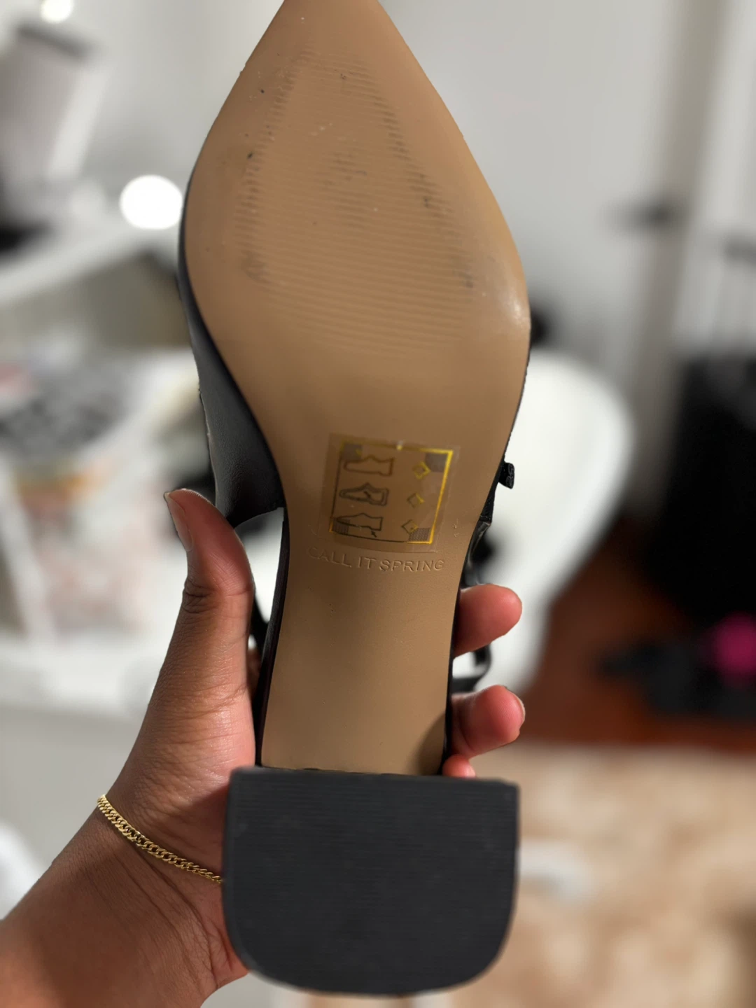 Call It Spring Black Slingback Heels - photo 4