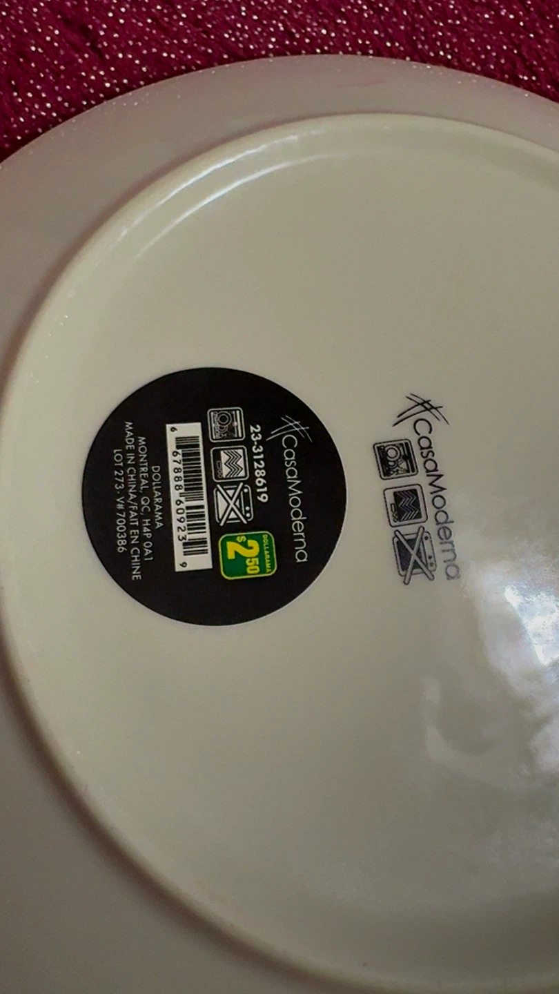 🏈 CasaModerna Tropical Leaf Plate - photo 2