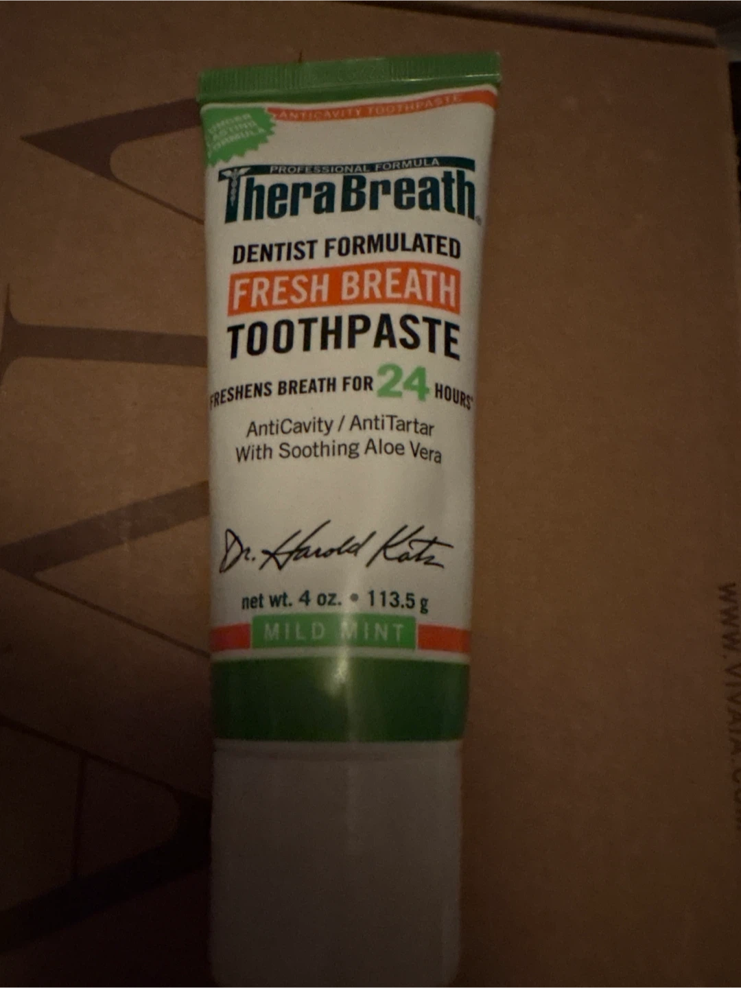 🏈 TheraBreath Fresh Breath Toothpaste Mild Mint - photo 2