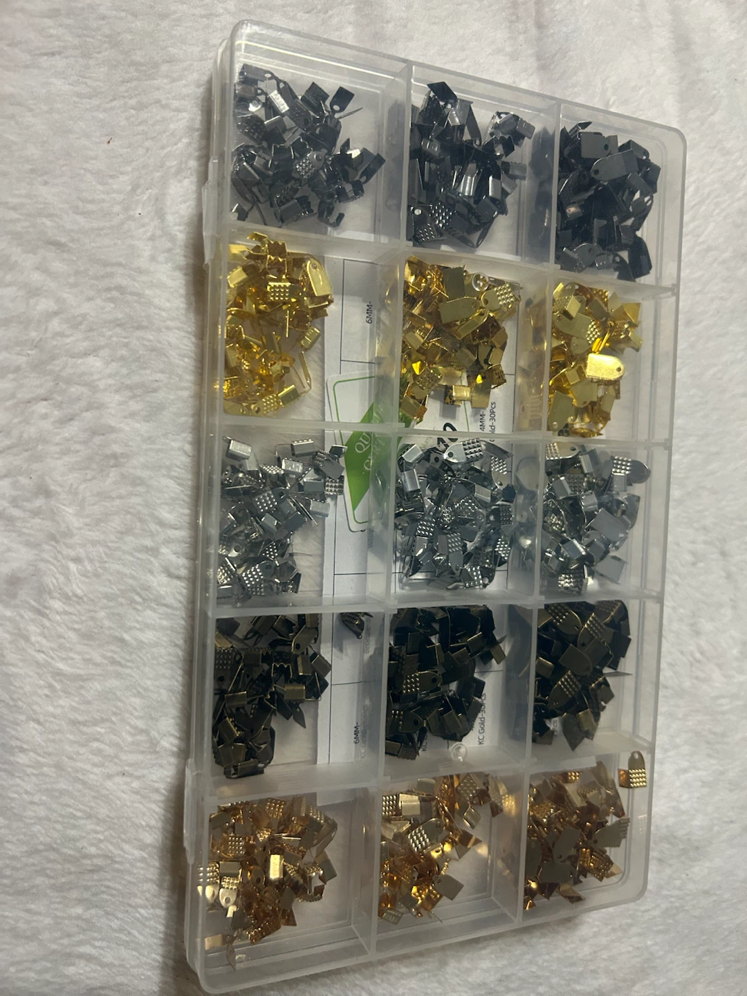 New-Jewellery Ribbon Clamp Findings Set - photo 5
