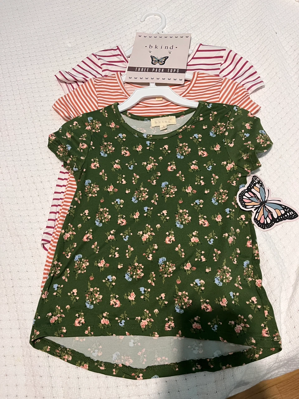 bkind Three-Pack Girls' Tops