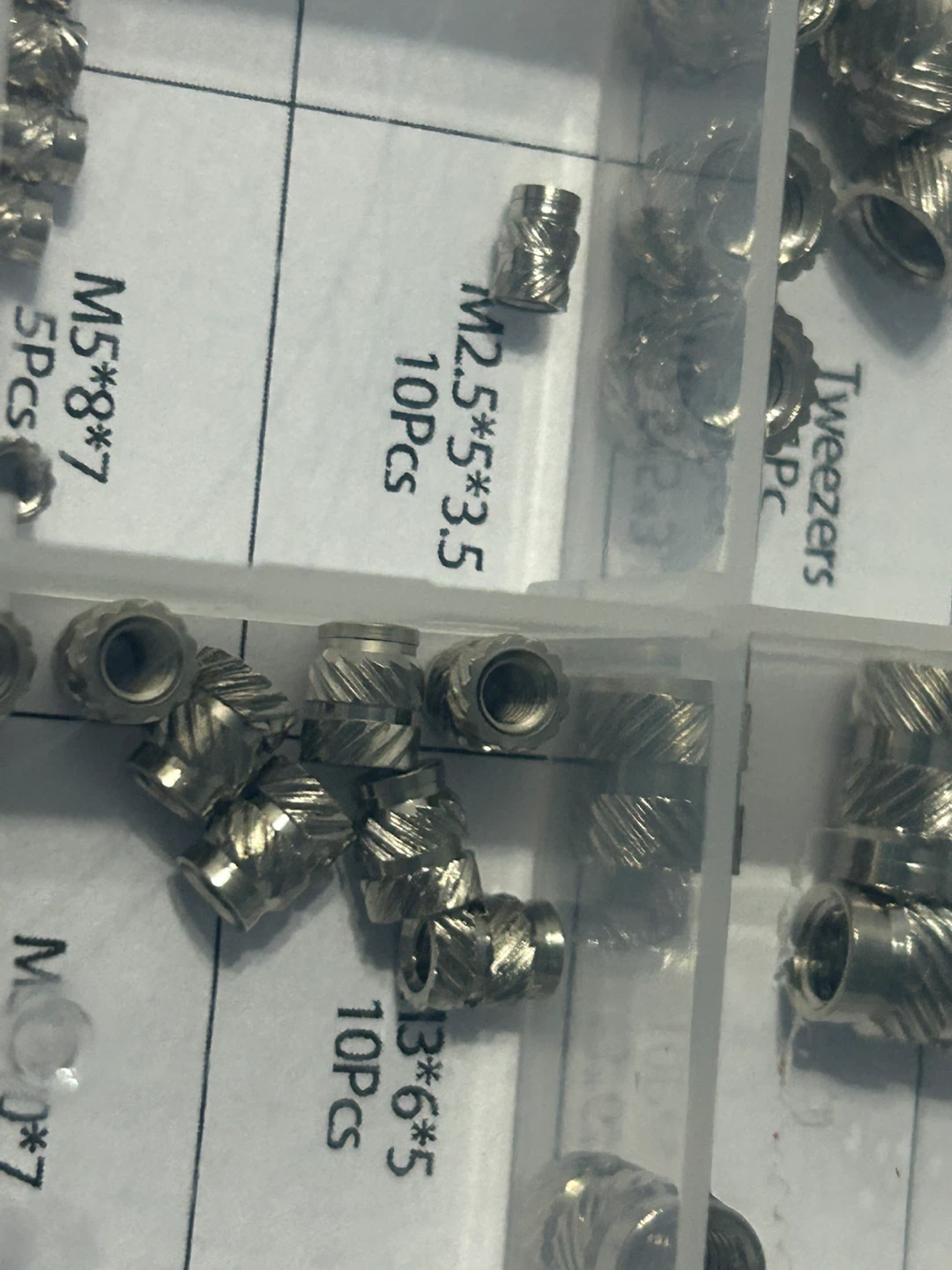 Rustark 100pcs Threaded Inserts Assortment Kit - photo 3