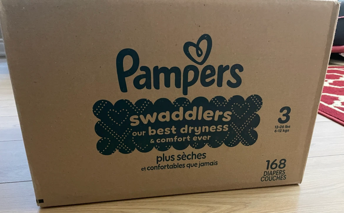 Pampers Swaddlers Size 3 Diapers - 168 Count