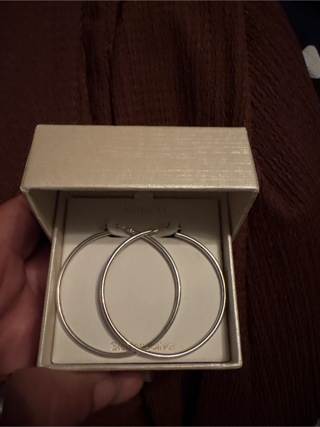 Moricci Sterling Silver Hoop Earrings 🏈 - photo 4
