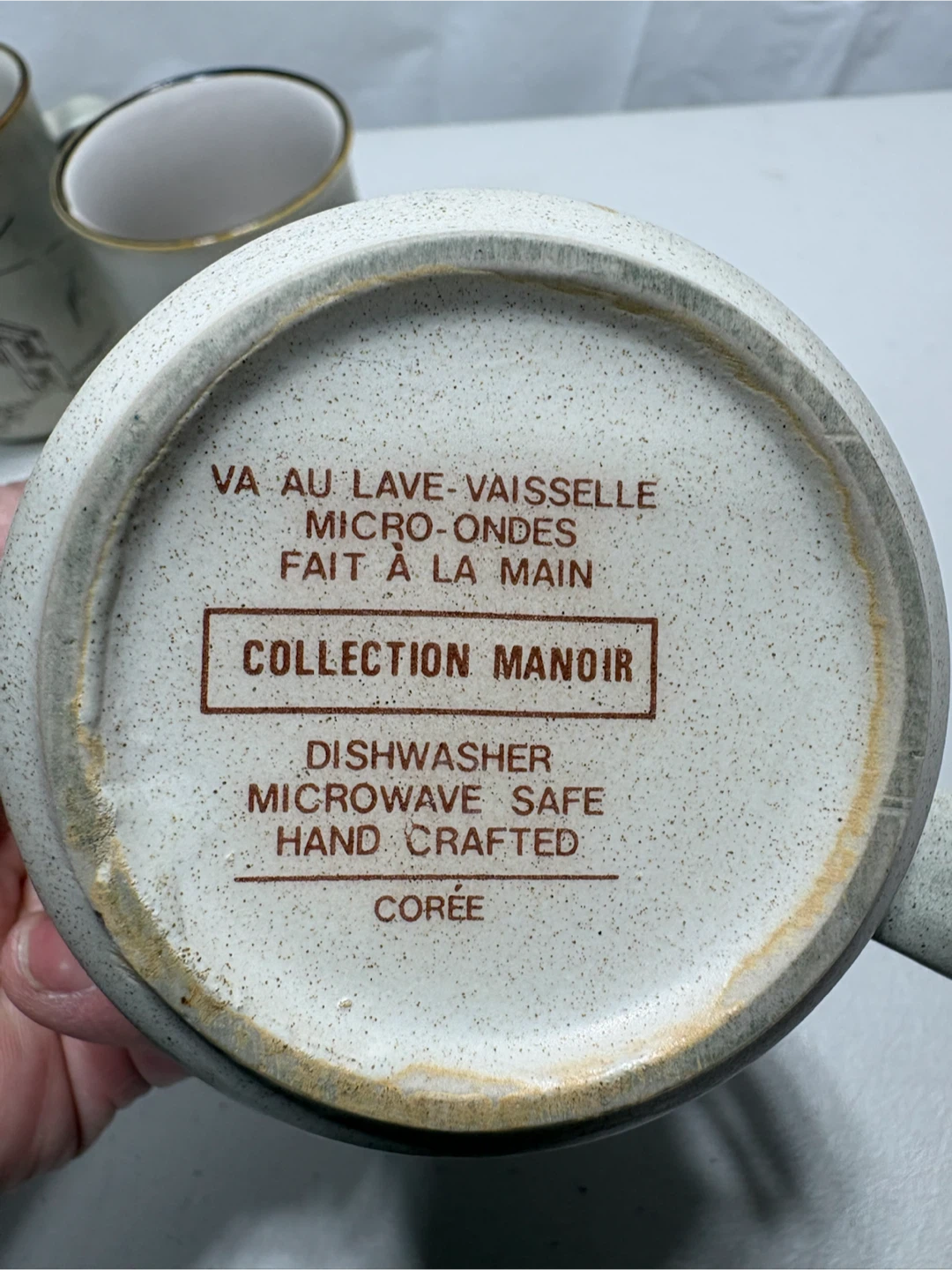 Set of 4 Collection Manoir Ceramic Mugs - photo 3