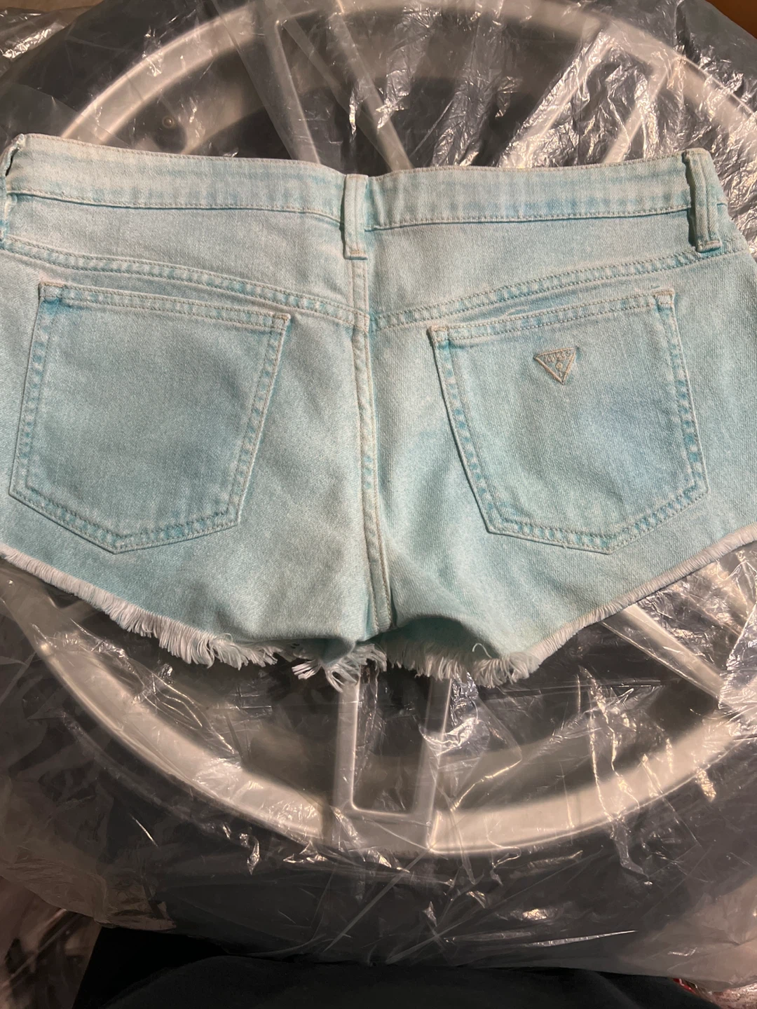Guess Light Wash Denim Shorts Size 28 - photo 2