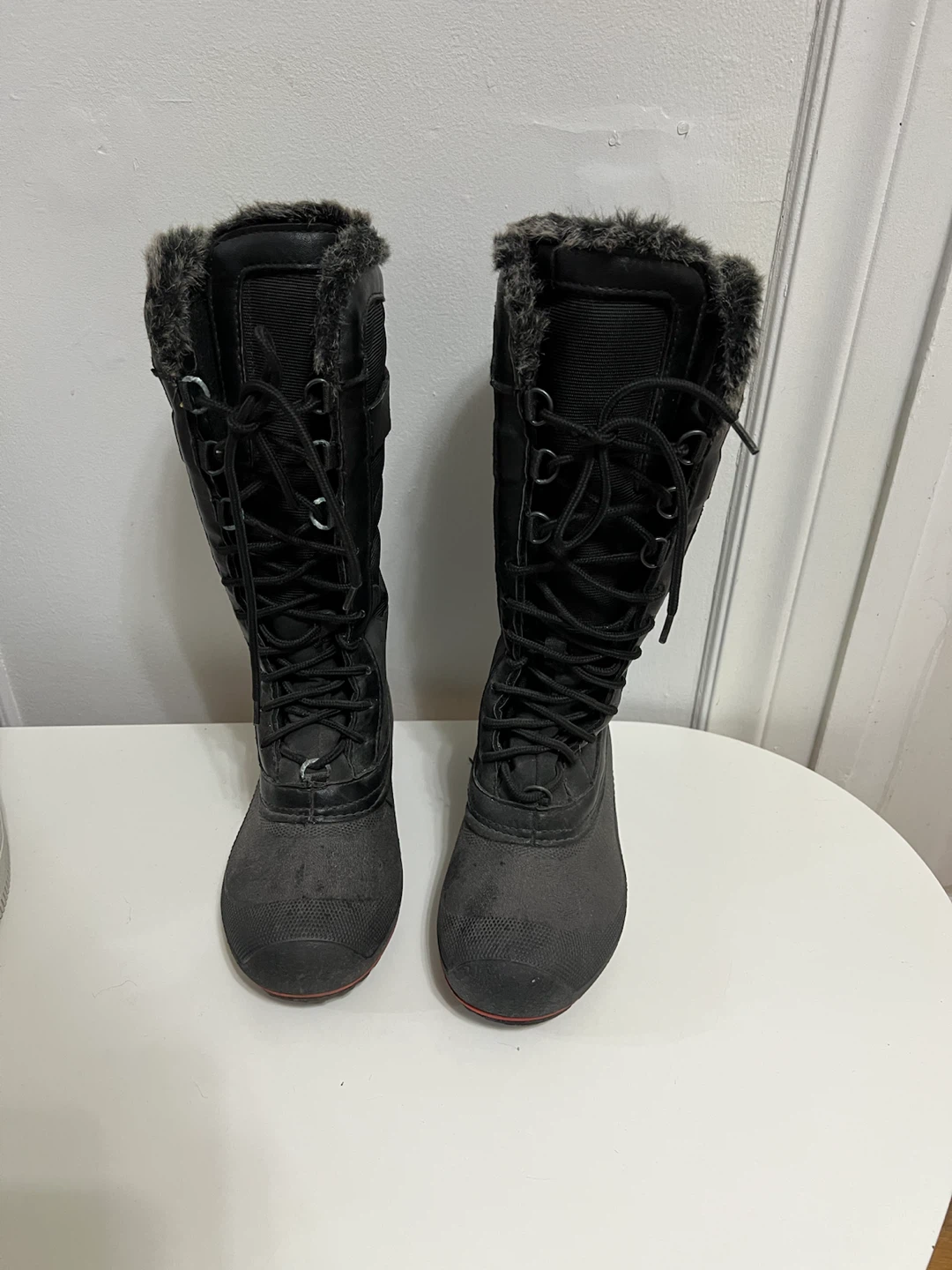 🏈 Black winter boots - photo 2