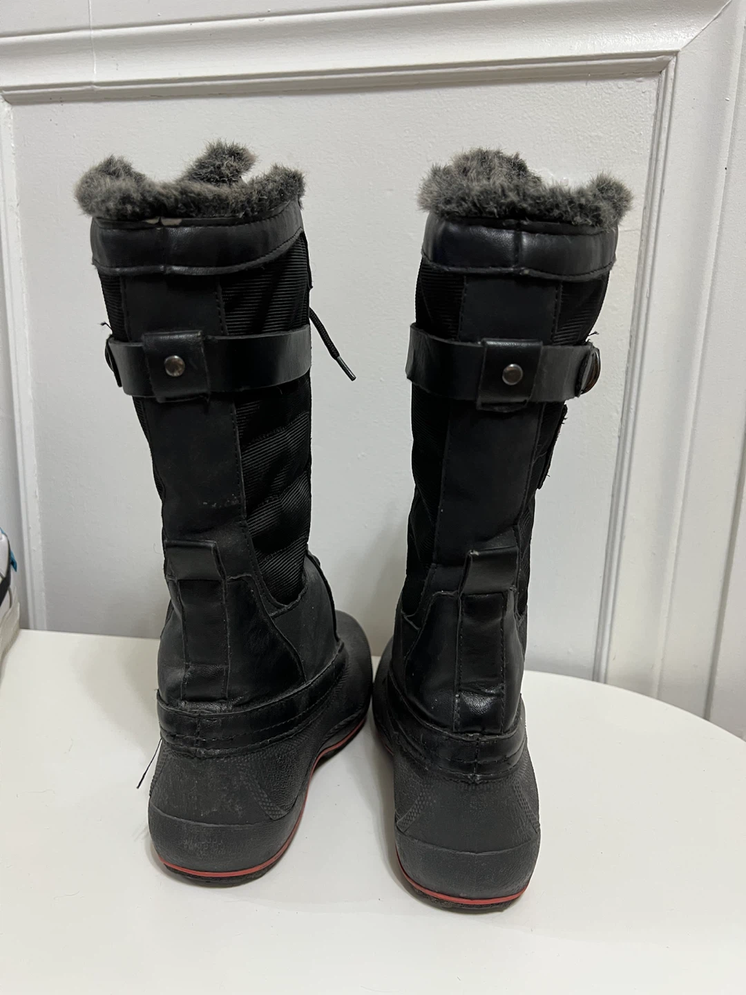 🏈 Black winter boots - photo 3