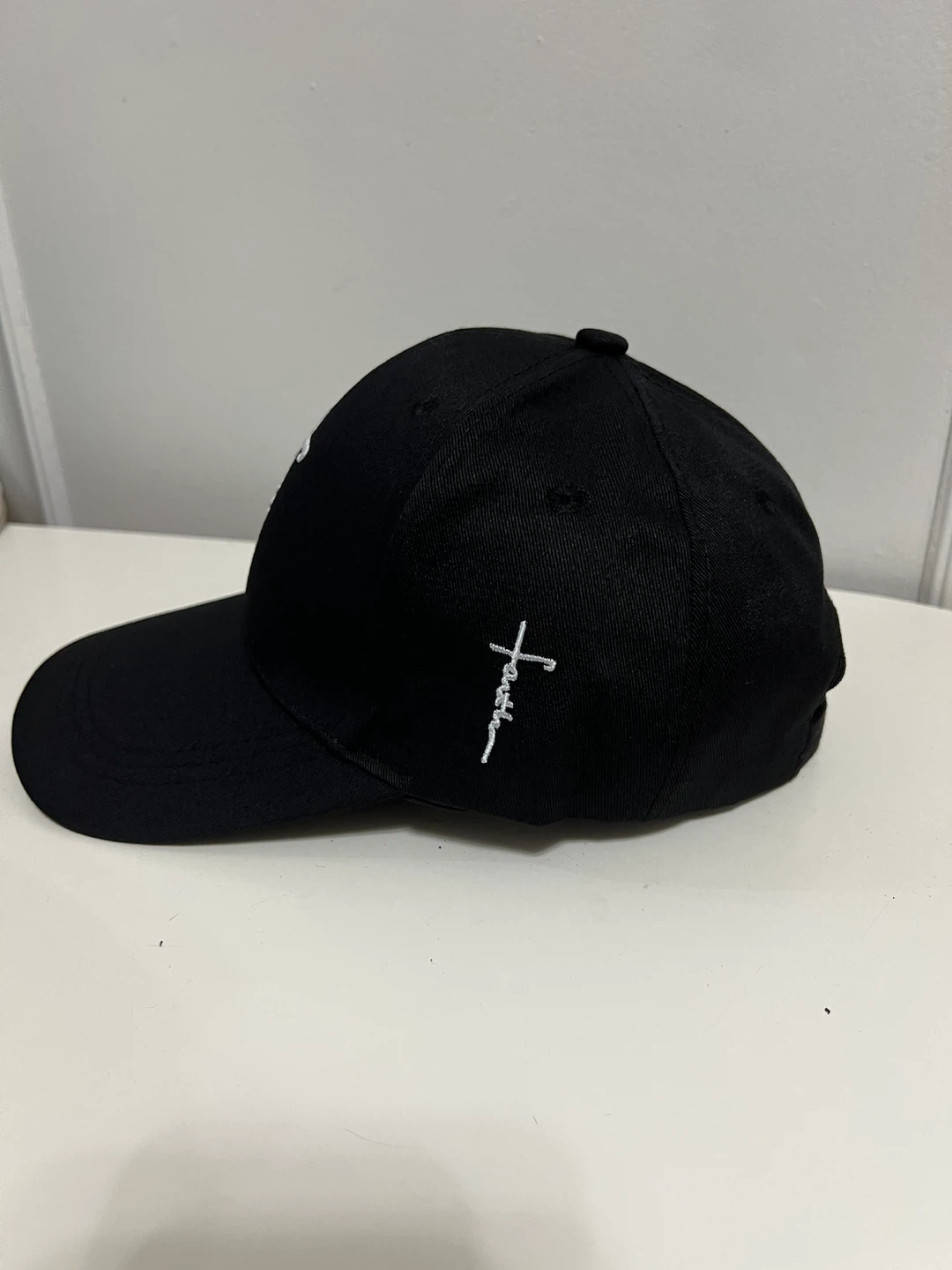 🏈 Black Faith Embroidered Baseball Cap - photo 2