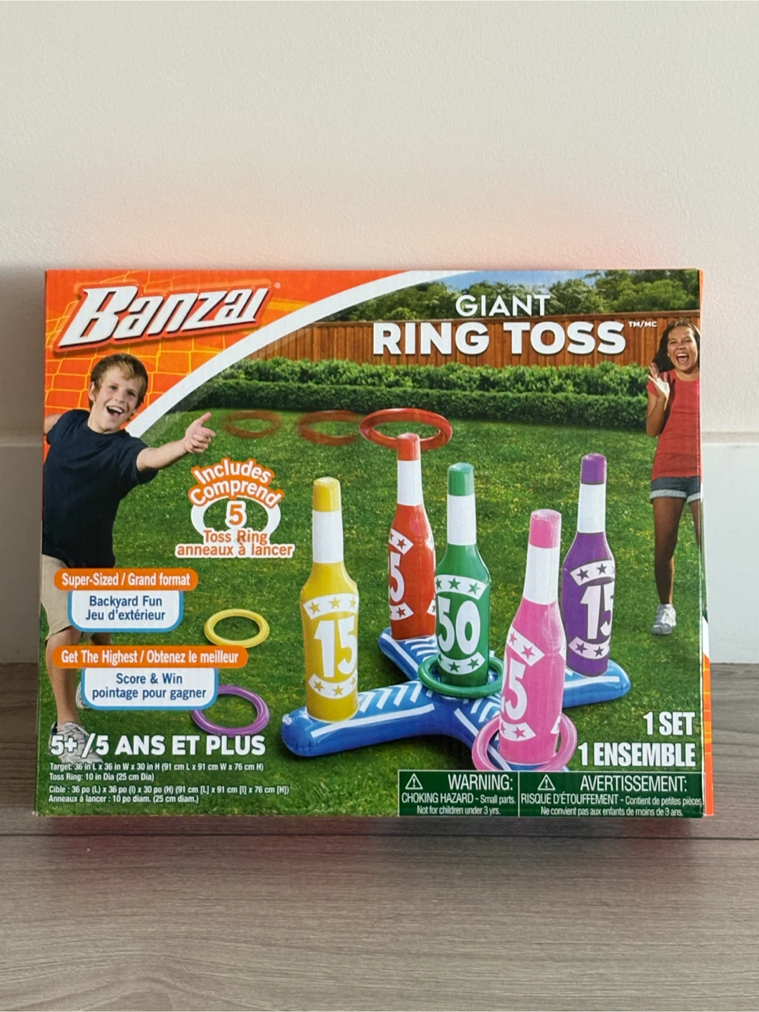 Banzai Giant Ring Toss Inflatable Game 🏈 - photo 2