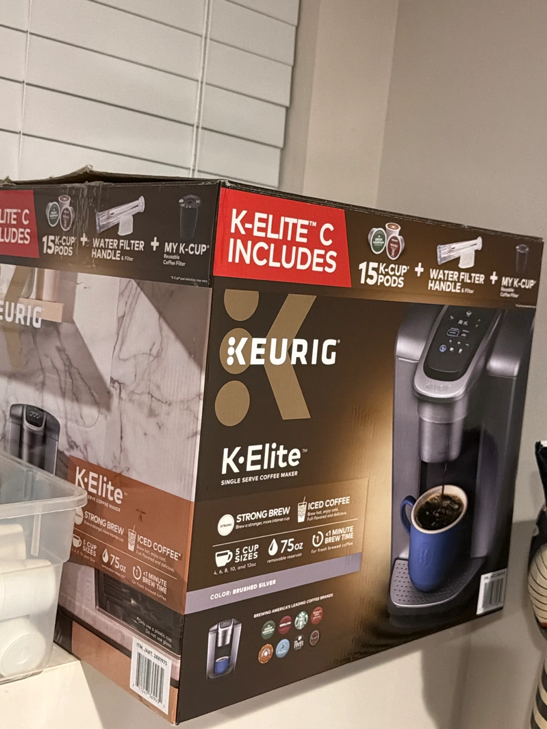 Keurig K-Elite C Coffee Maker with 150+ K-Cups - photo 4