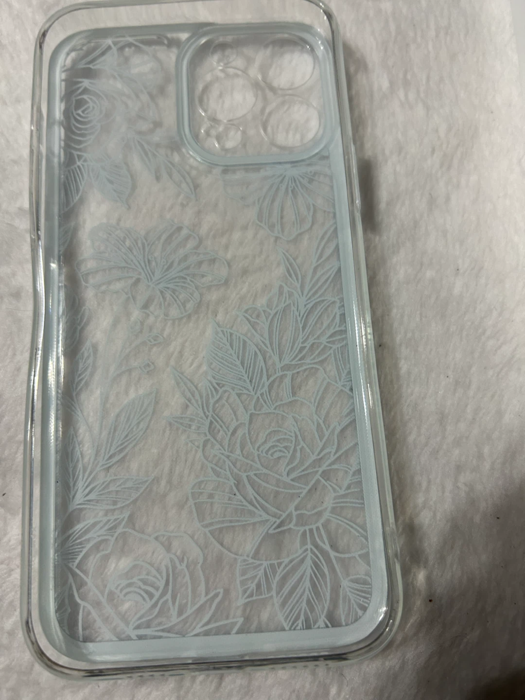 New-NITITOP iPhone 13 Pro Max Floral Case - Blue - photo 2