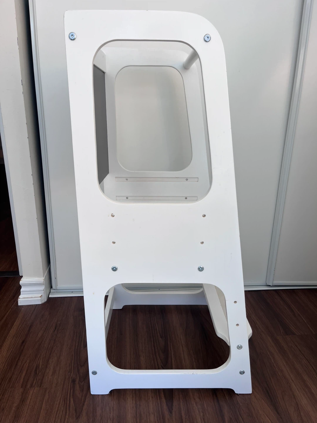 Montessori Toddler Learning Tower with Chalkboard - White 🏈 - photo 3