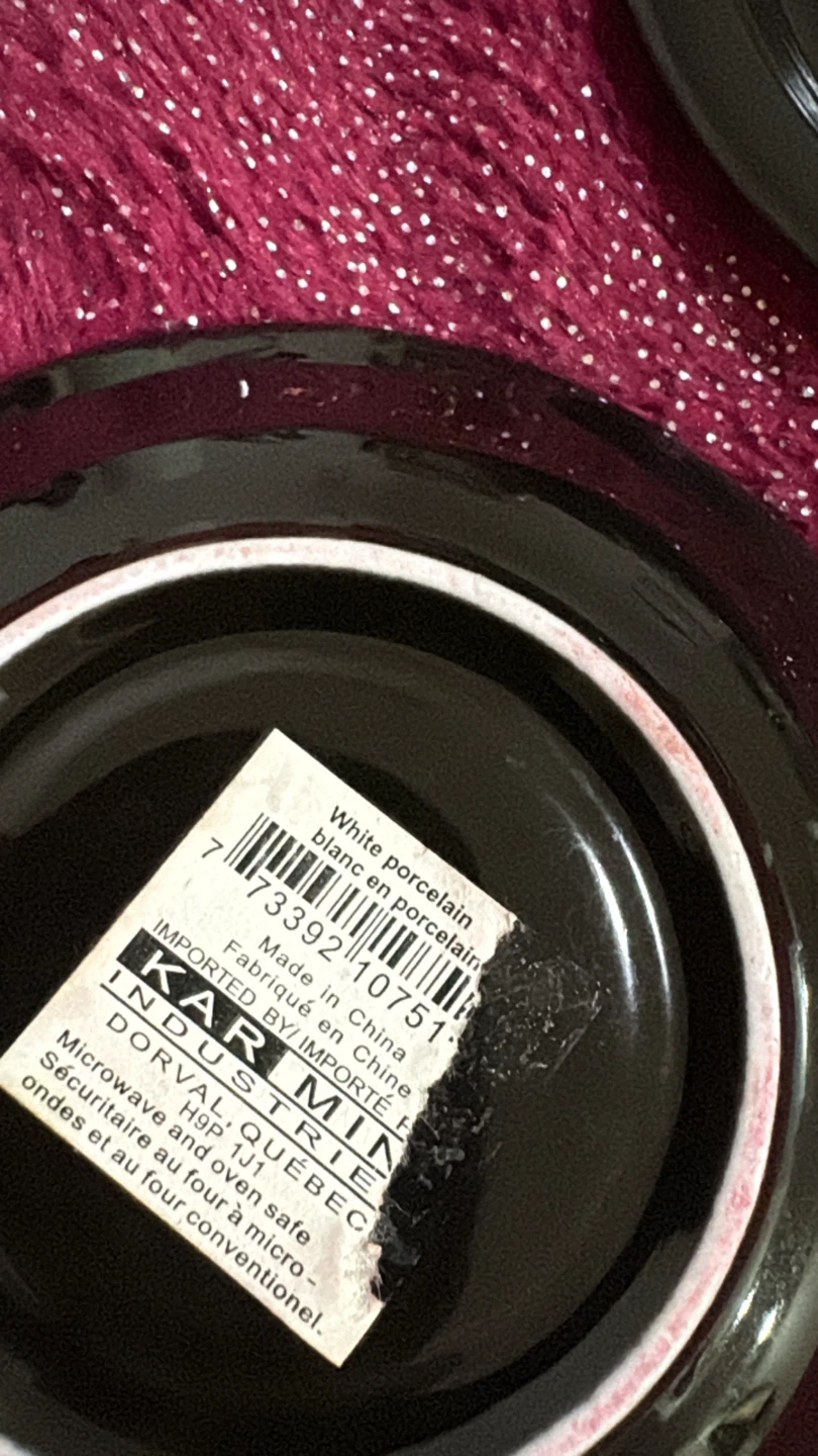 🏈 Karmin Black Porcelain Saucers - photo 2