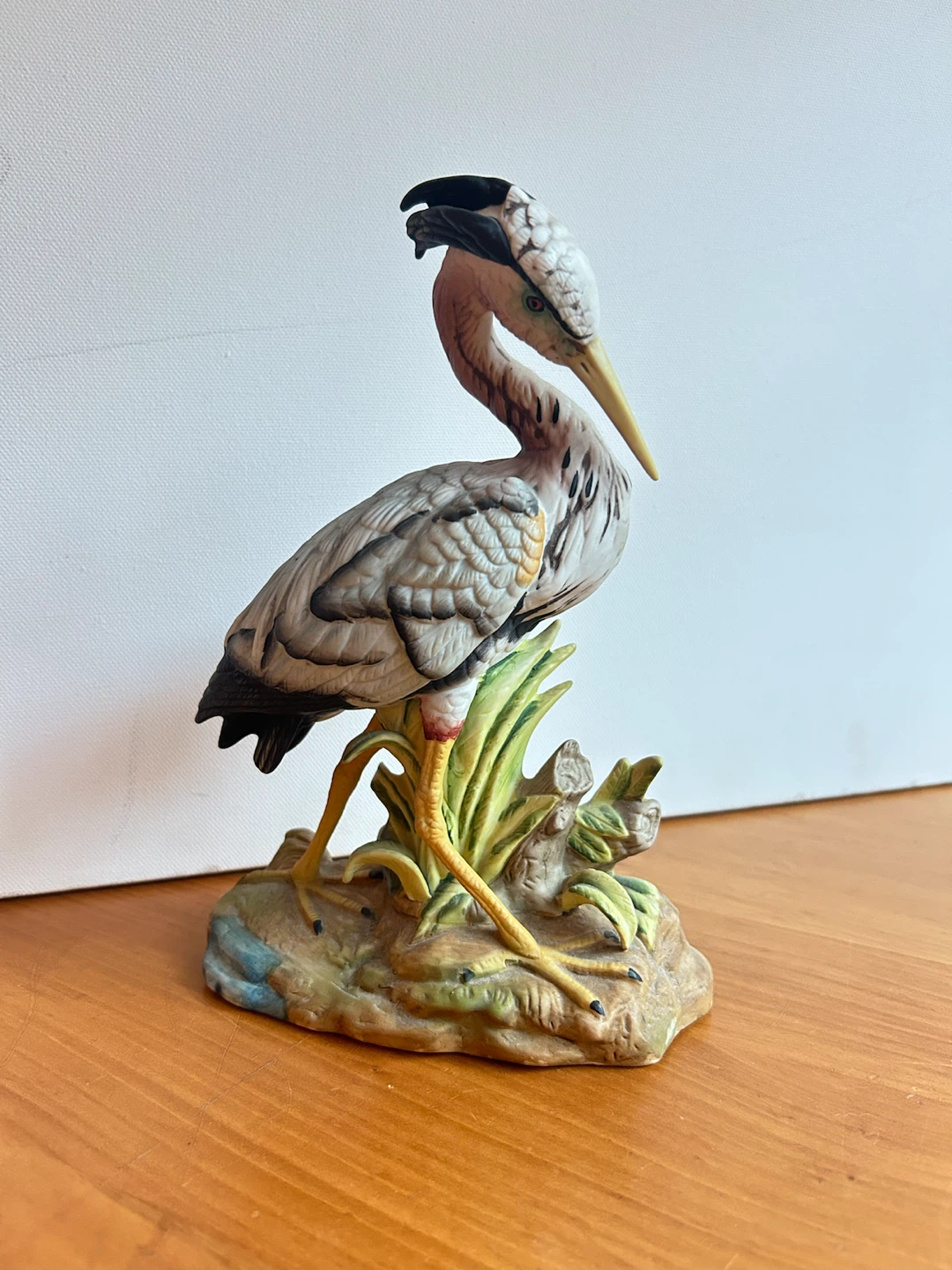 Vintage Ceramic Heron Figurine