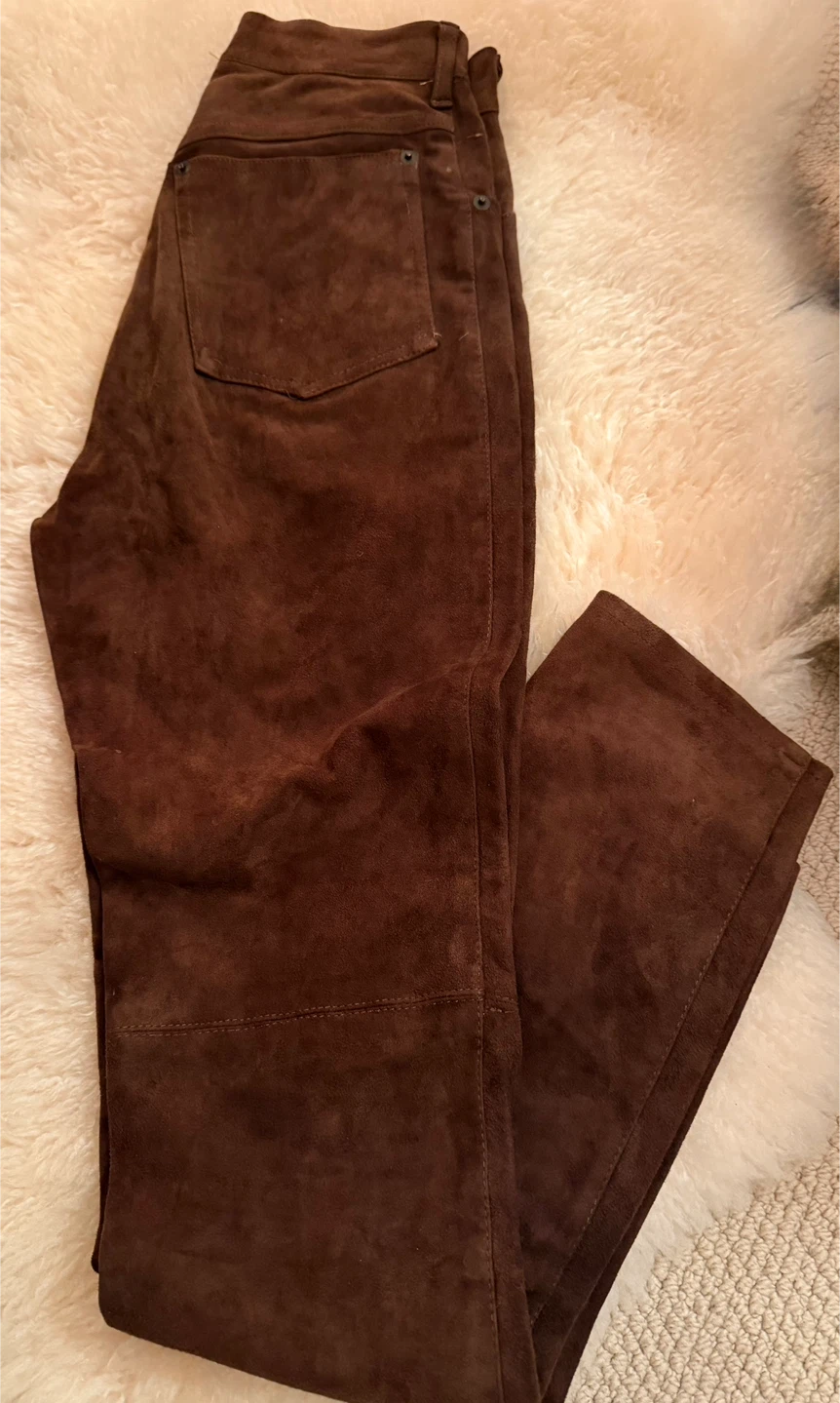 Genuine stretch suede pants 🏈
