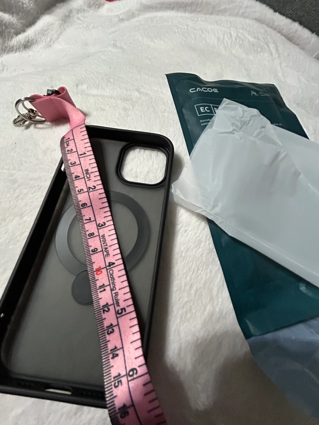 New-Black Magnetic Phone Case with Integrated Ring Stand - photo 3