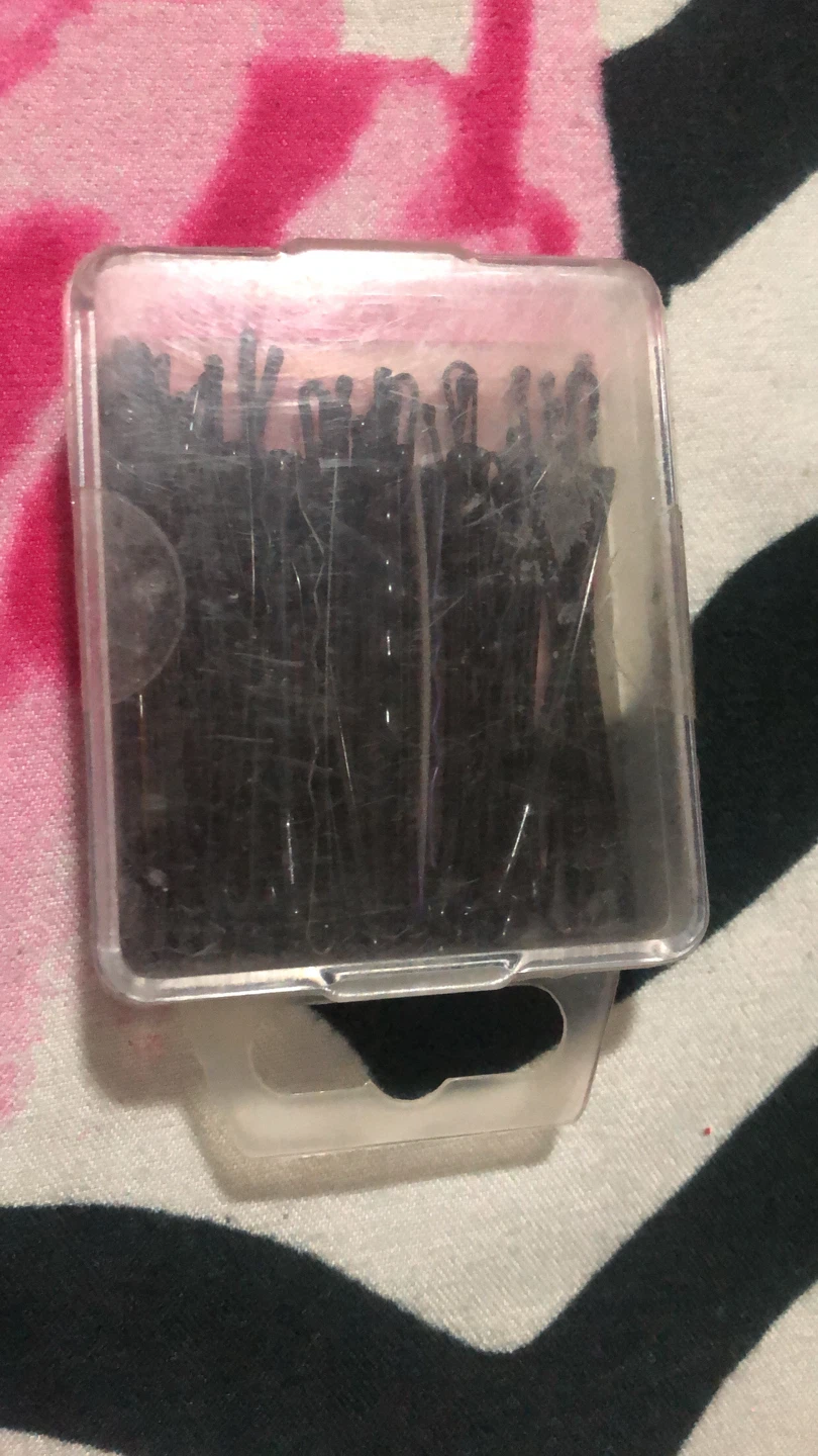 Set of 🏈 Black Hair Bobby Pins - photo 3