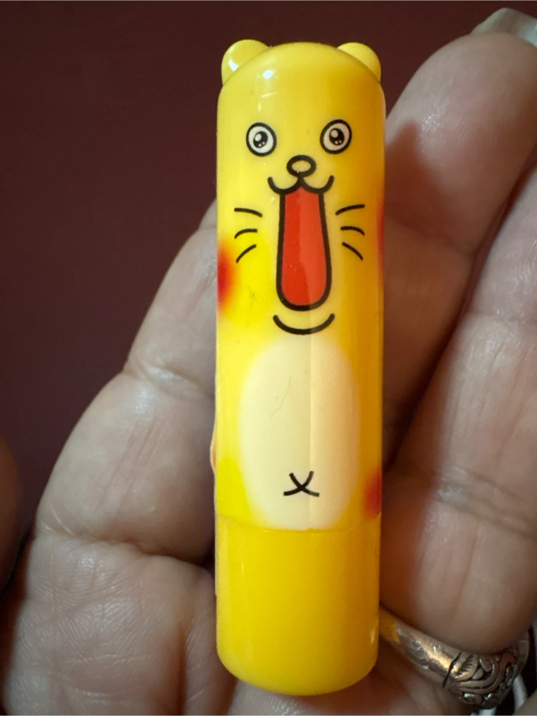 New Yellow tiger Animal Design Lip Balm 🏈