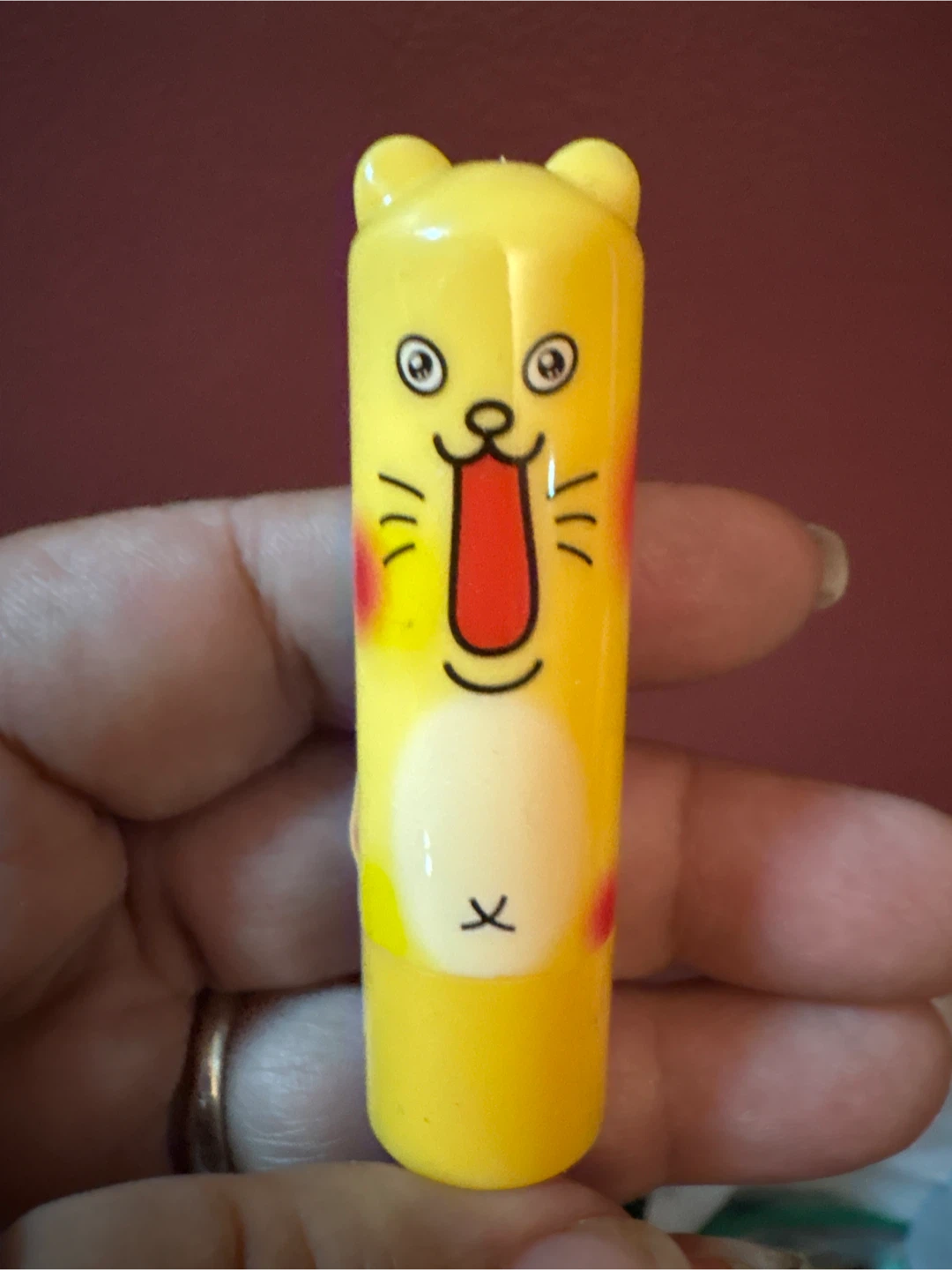 New Yellow tiger Animal Design Lip Balm 🏈 - photo 4