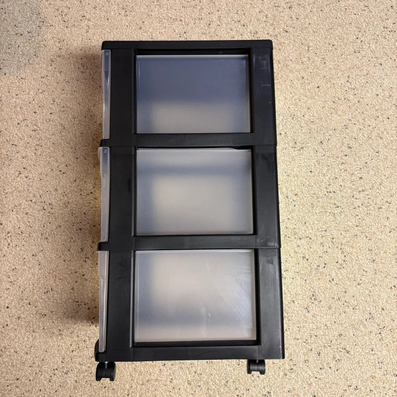 Sterilite 3 drawer rolling storage chest cart - photo 3